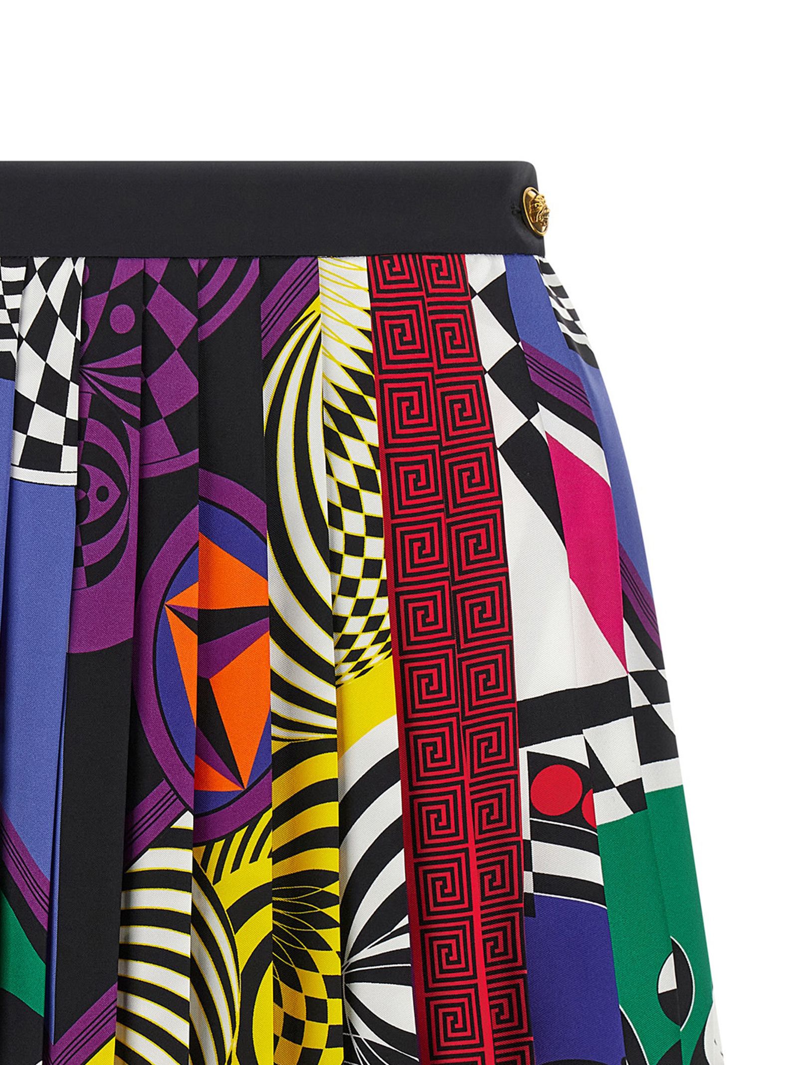 Silk Long Women's Skirt - Versace - Modalova