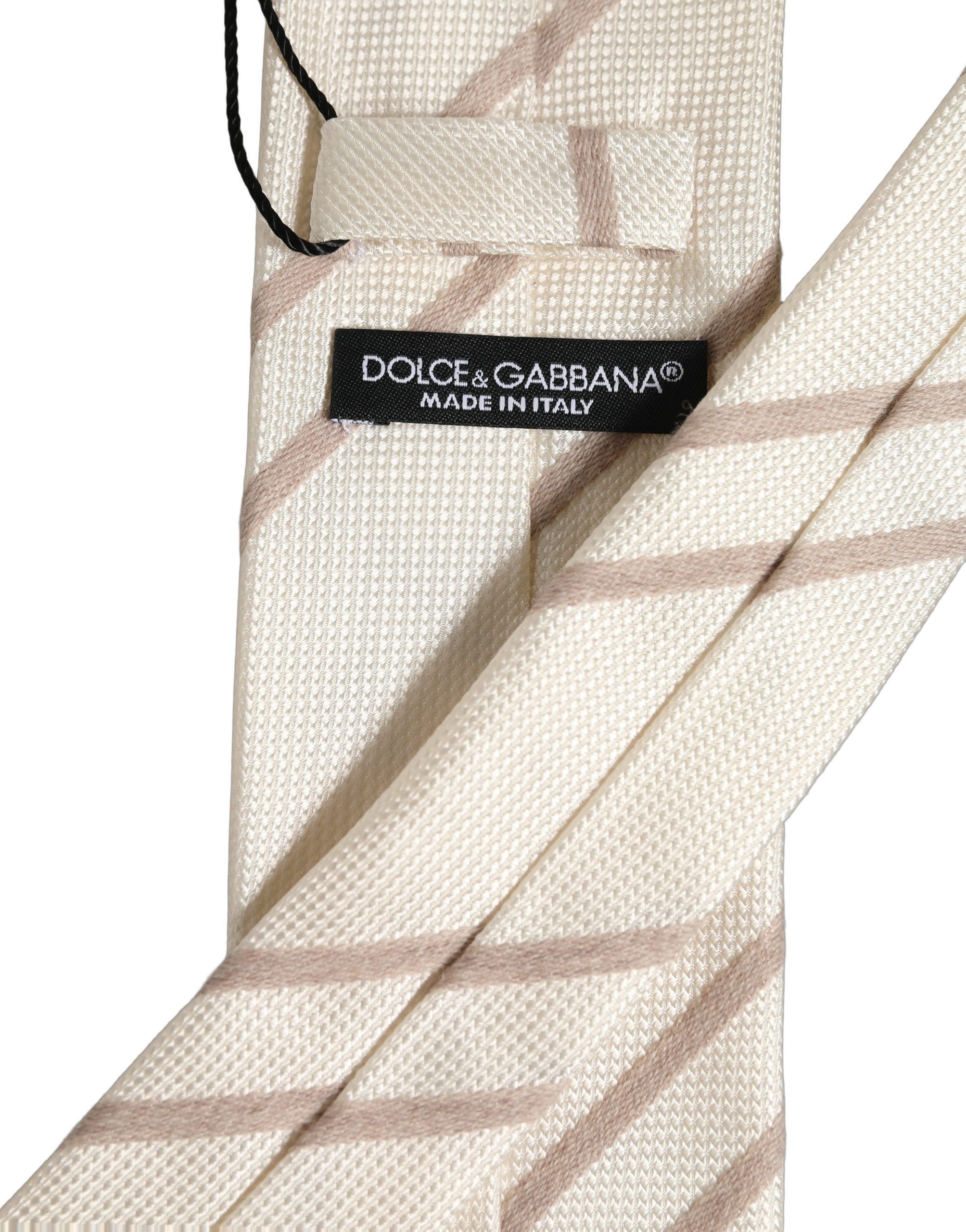 Men Silk Stripes Adjustable Men'sd NeckMen's Men's Tie (Pre-Owned) - Dolce & Gabbana - Modalova