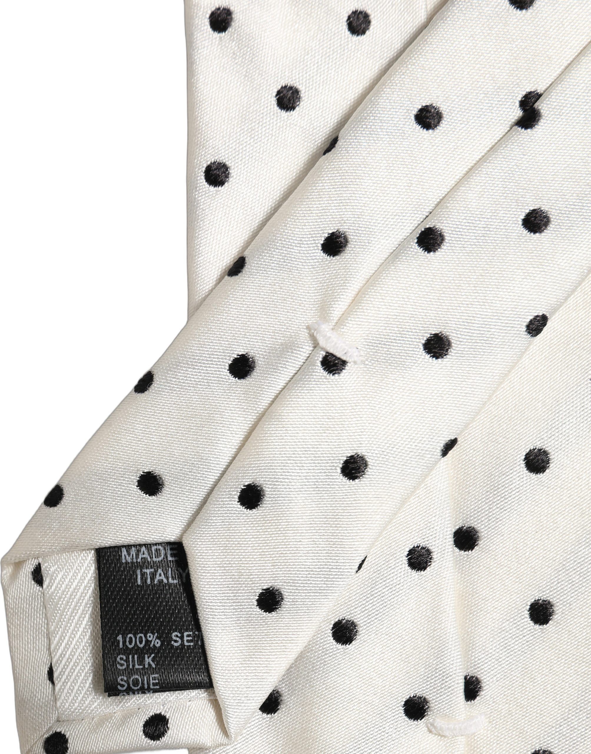 Men Silk Polka Dot Adjustable Men'sd NeckMen's Men's Tie (Pre-Owned) - Dolce & Gabbana - Modalova