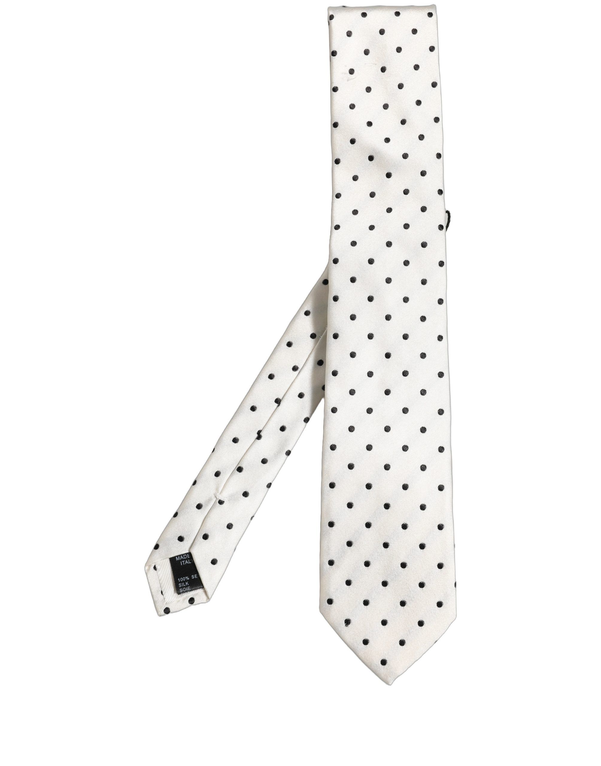 Men Silk Polka Dot Adjustable Men'sd NeckMen's Men's Tie (Pre-Owned) - Dolce & Gabbana - Modalova