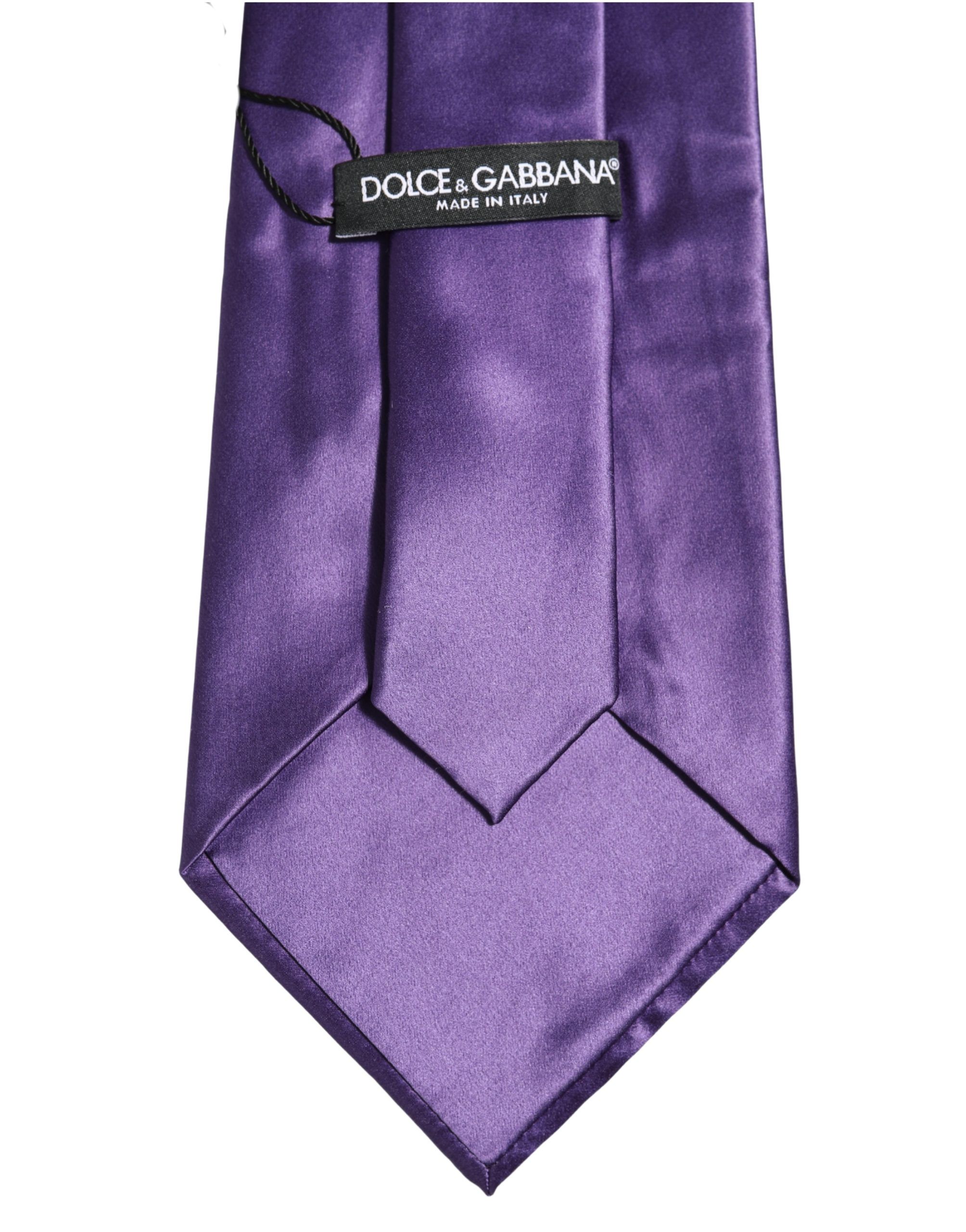 Men Satin Silk Blend Adjustable Men'sd NeckMen's Men's Tie - Dolce & Gabbana - Modalova