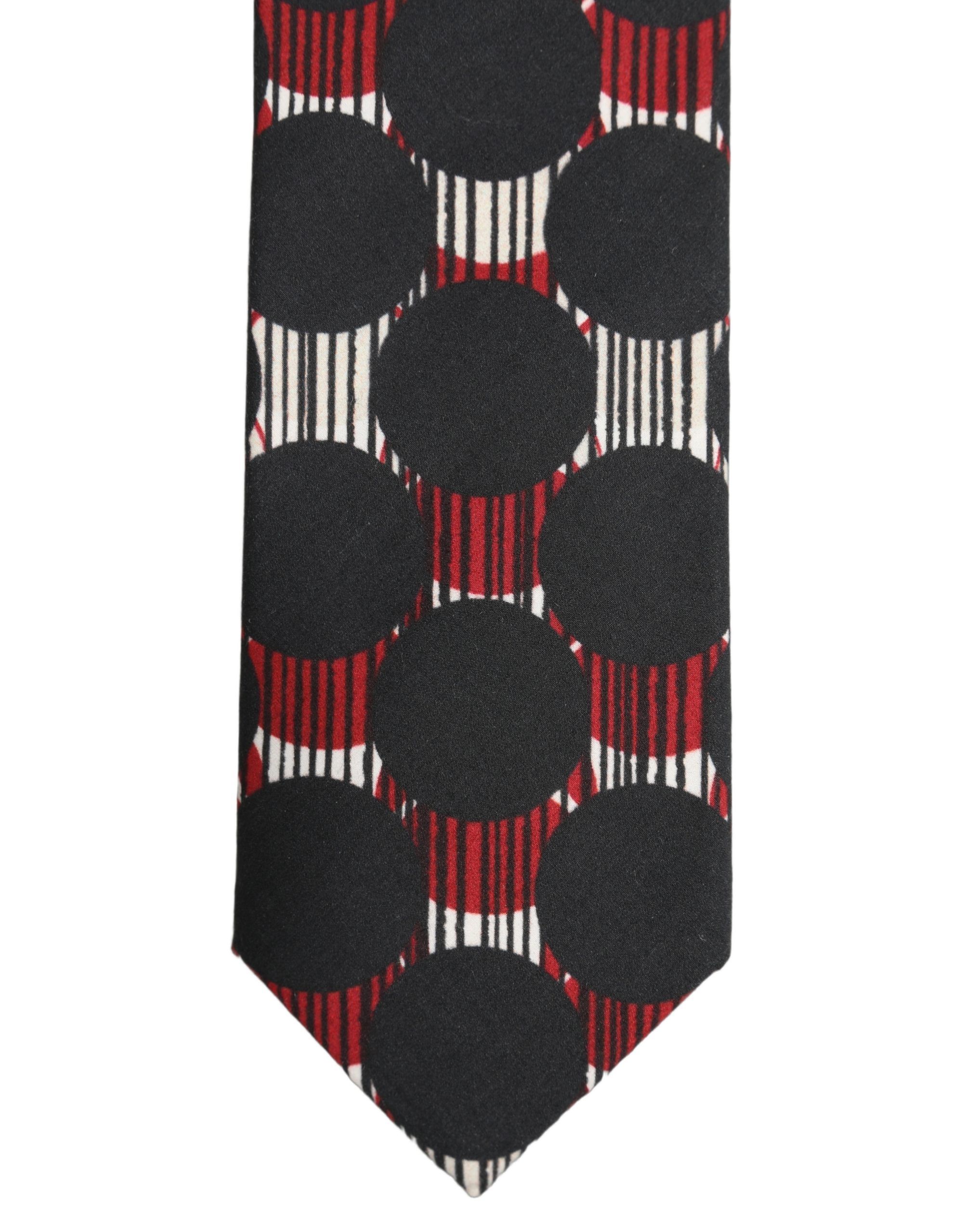 Cotton Geometric Adjustable Men'sd NeckMen's Men's Tie - Dolce & Gabbana - Modalova