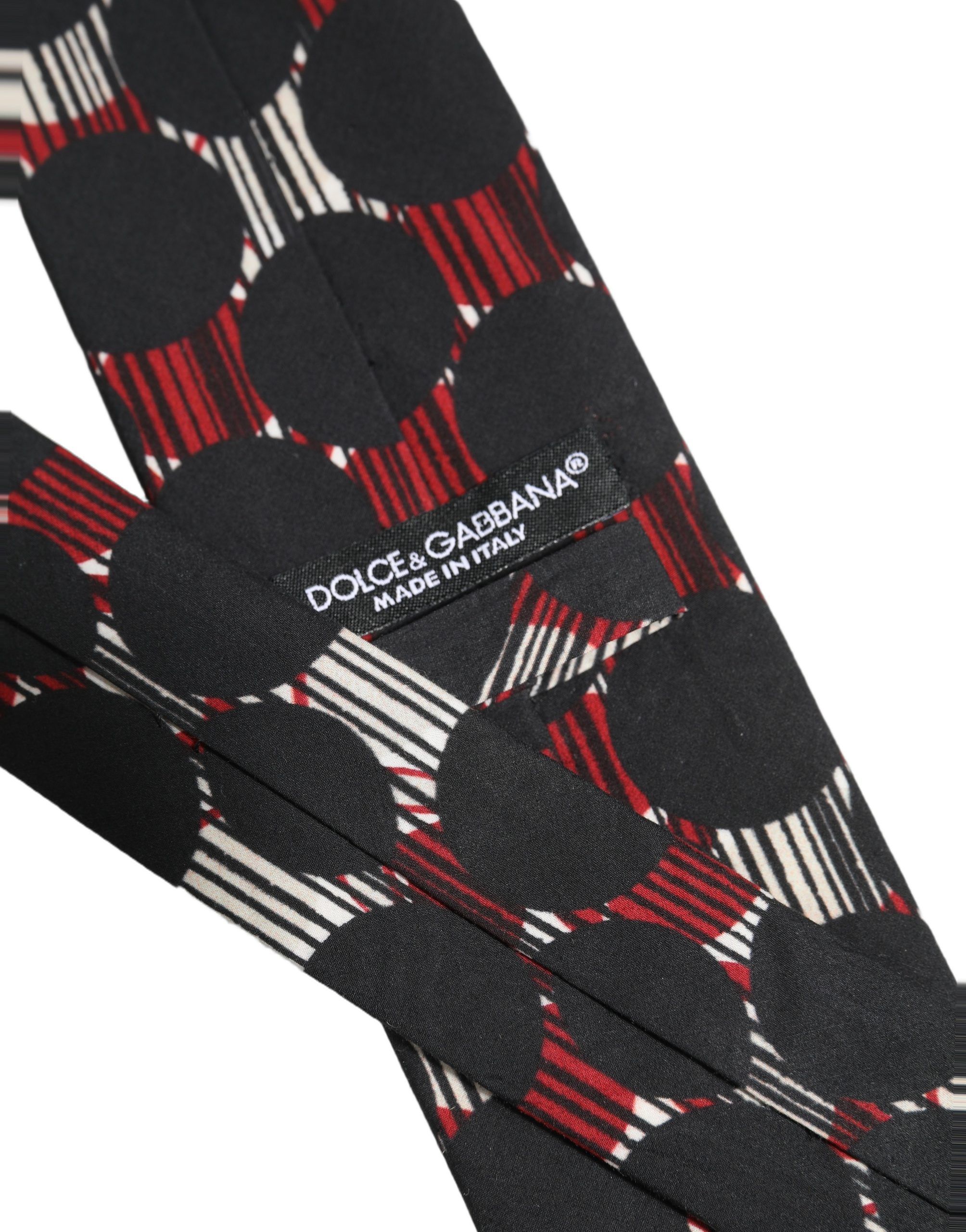 Cotton Geometric Adjustable Men'sd NeckMen's Men's Tie - Dolce & Gabbana - Modalova