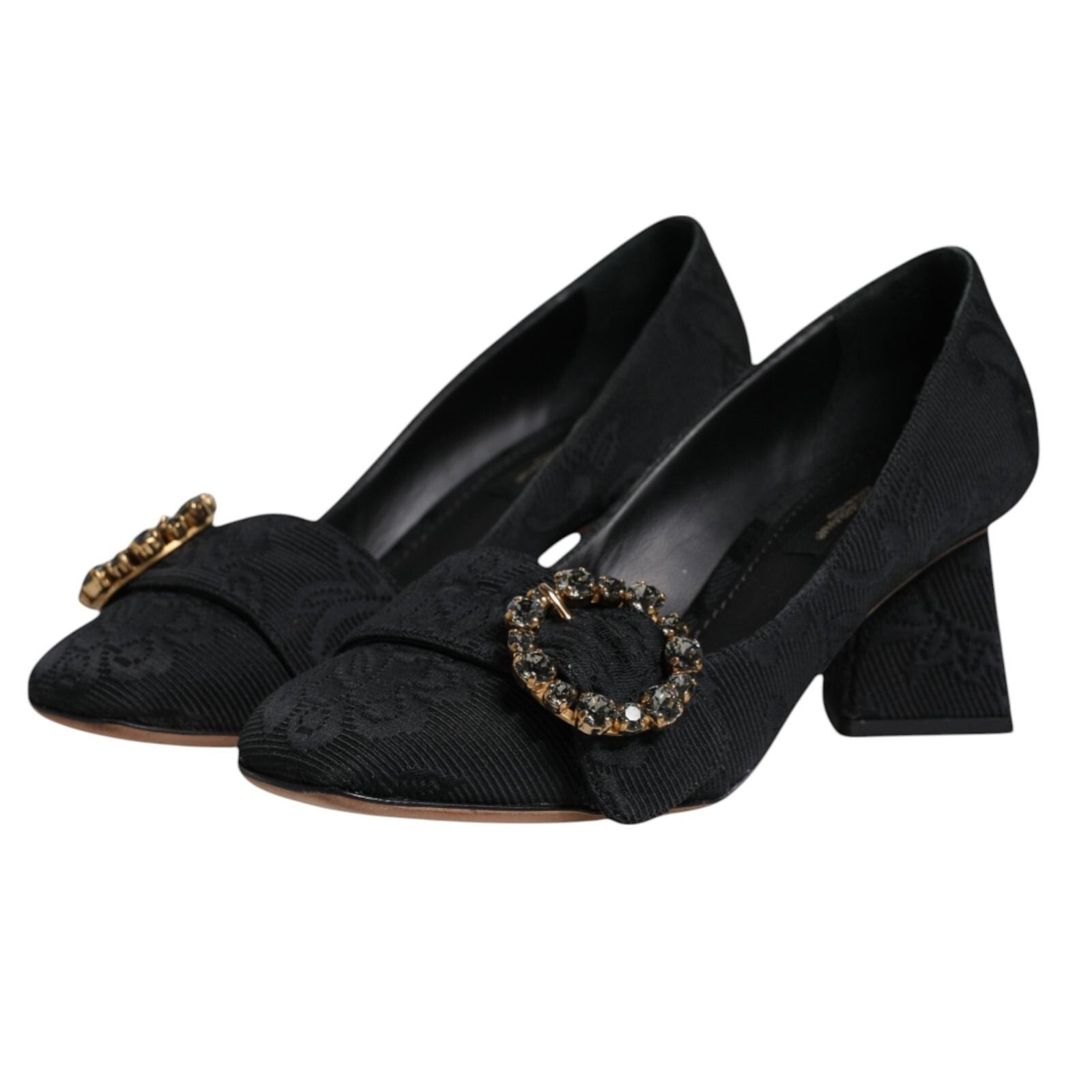 Brocade Crystals Heels Pumps Women's Shoes (Pre-Owned) - Dolce & Gabbana - Modalova