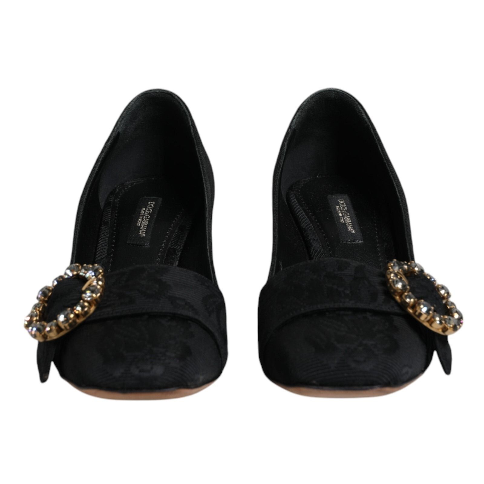 Brocade Crystals Heels Pumps Women's Shoes (Pre-Owned) - Dolce & Gabbana - Modalova