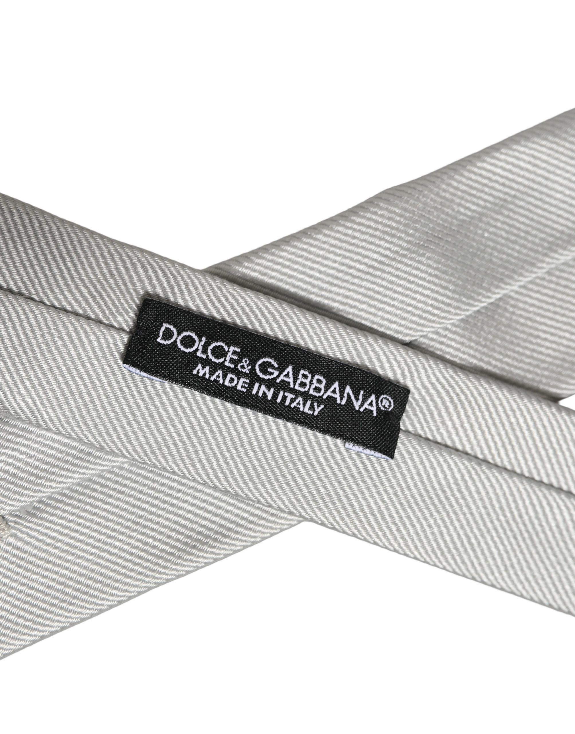 Men Textured Silk Adjustable Men'sd NeckMen's Men's Tie - Dolce & Gabbana - Modalova