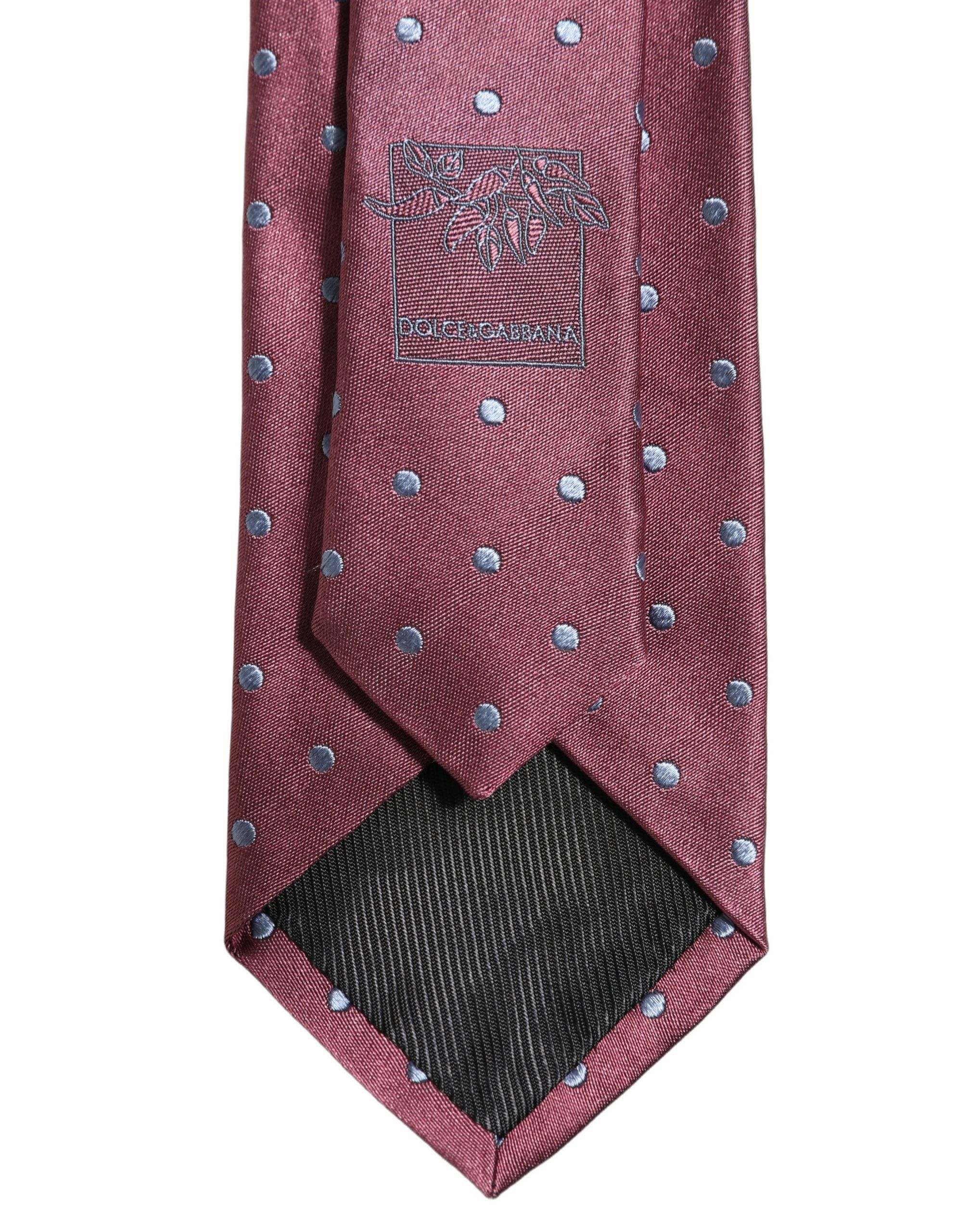 Men Silk Polka Dot Adjustable Men'sd NeckMen's Men's Tie - Dolce & Gabbana - Modalova