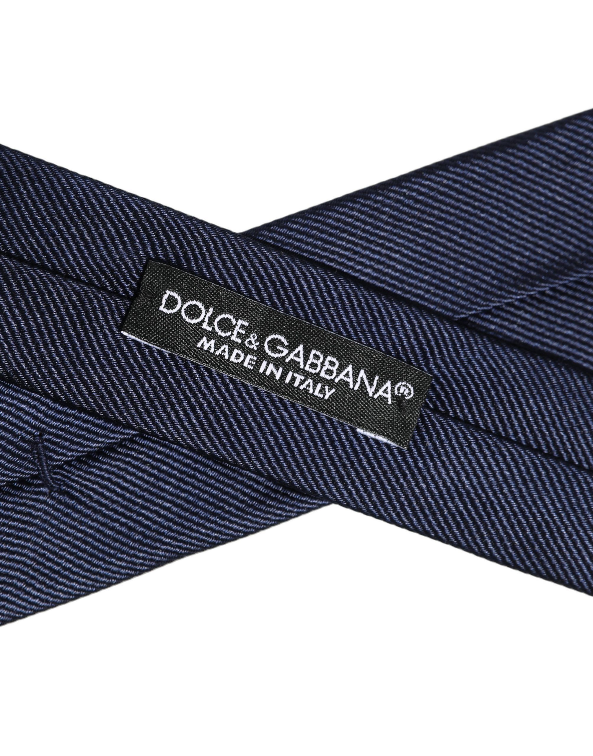 Men Textured Silk Adjustable Men'sd NeckMen's Men's Tie - Dolce & Gabbana - Modalova