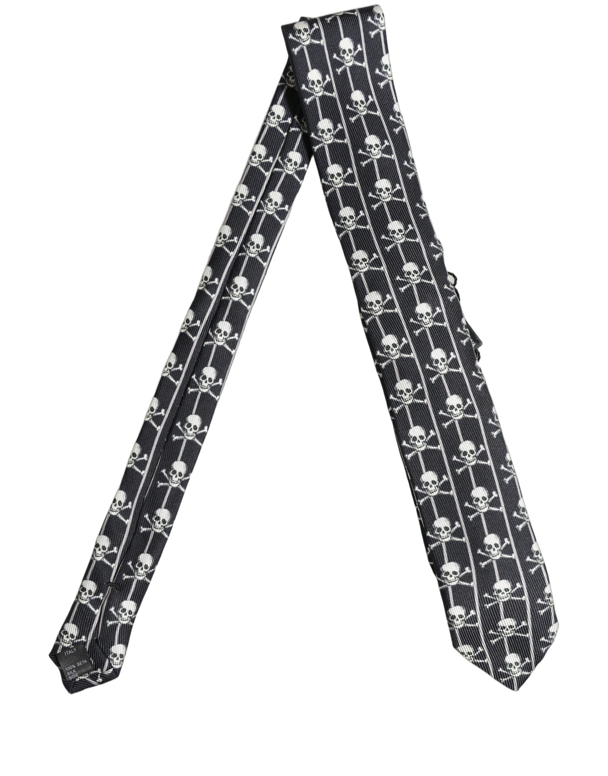 Men Silk Skull Fantasy Adjustable Men'sd NeckMen's Men's Tie - Dolce & Gabbana - Modalova