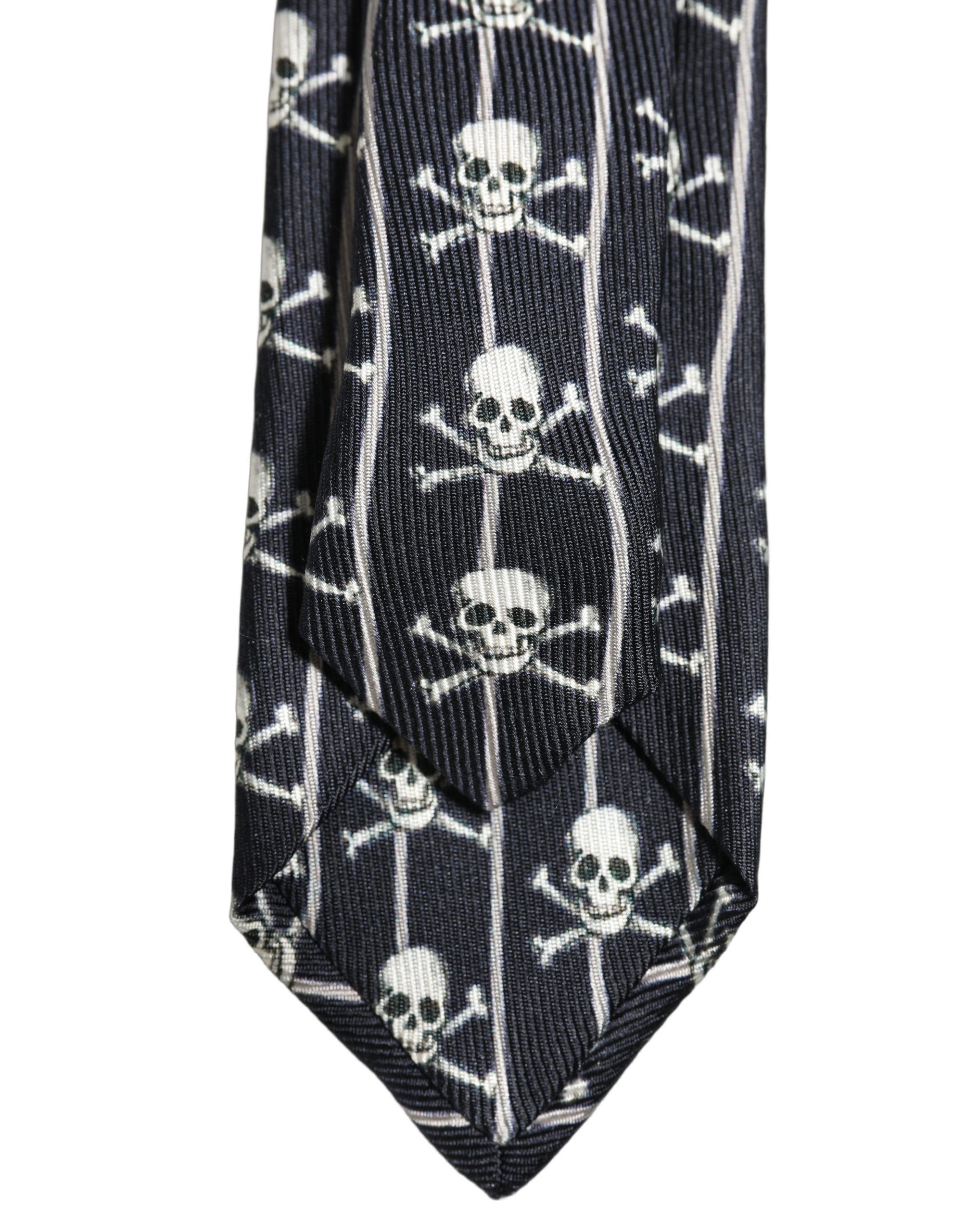 Men Silk Skull Fantasy Adjustable Men'sd NeckMen's Men's Tie - Dolce & Gabbana - Modalova