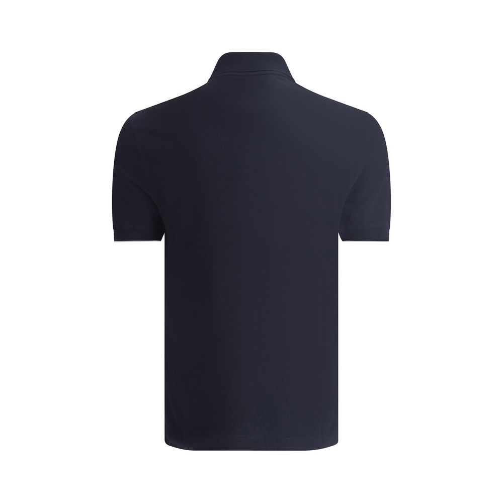 Cotton Polo Men's Shirt - Brunello Cucinelli - Modalova