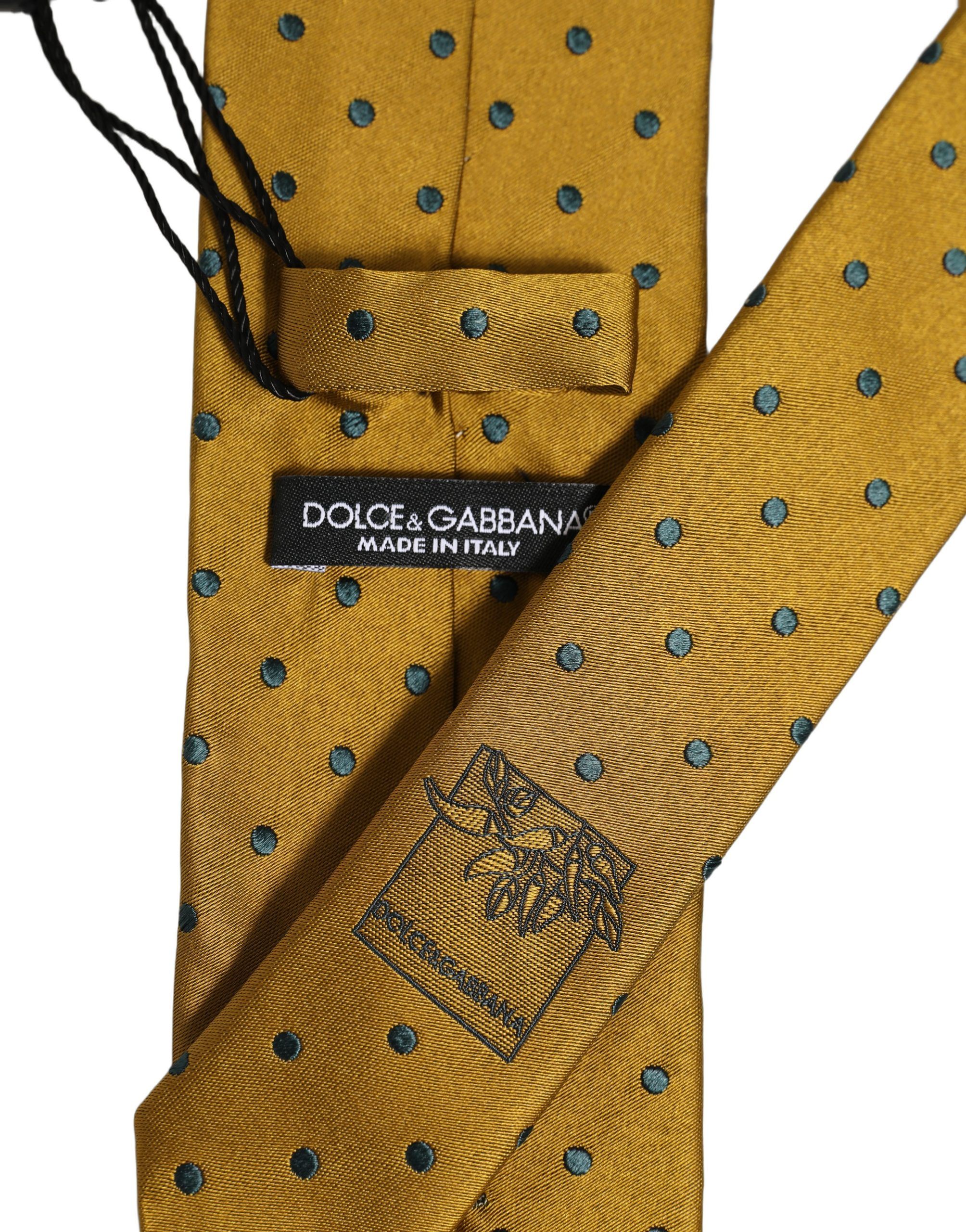 Men Silk Polka Dot Adjustable Men'sd NeckMen's Men's Tie - Dolce & Gabbana - Modalova