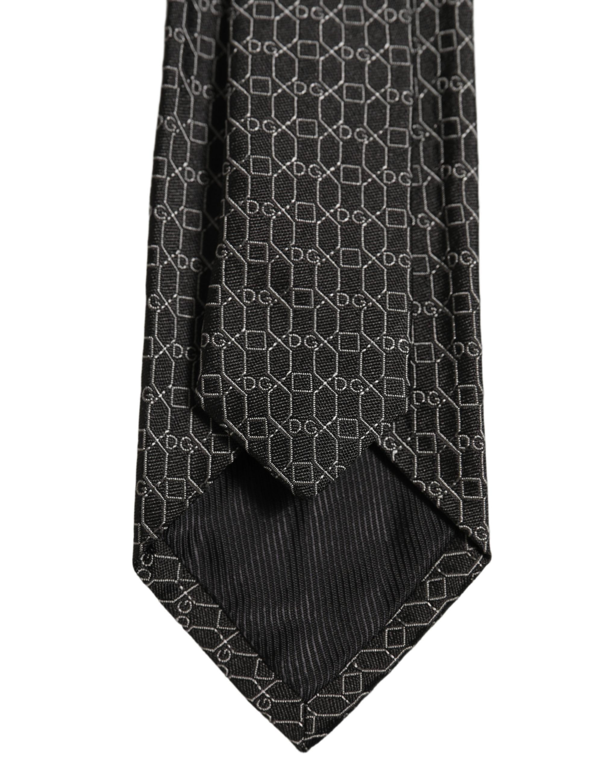 Silk DG Monogram Adjustable Men'sd NeckMen's Men's Tie - Dolce & Gabbana - Modalova