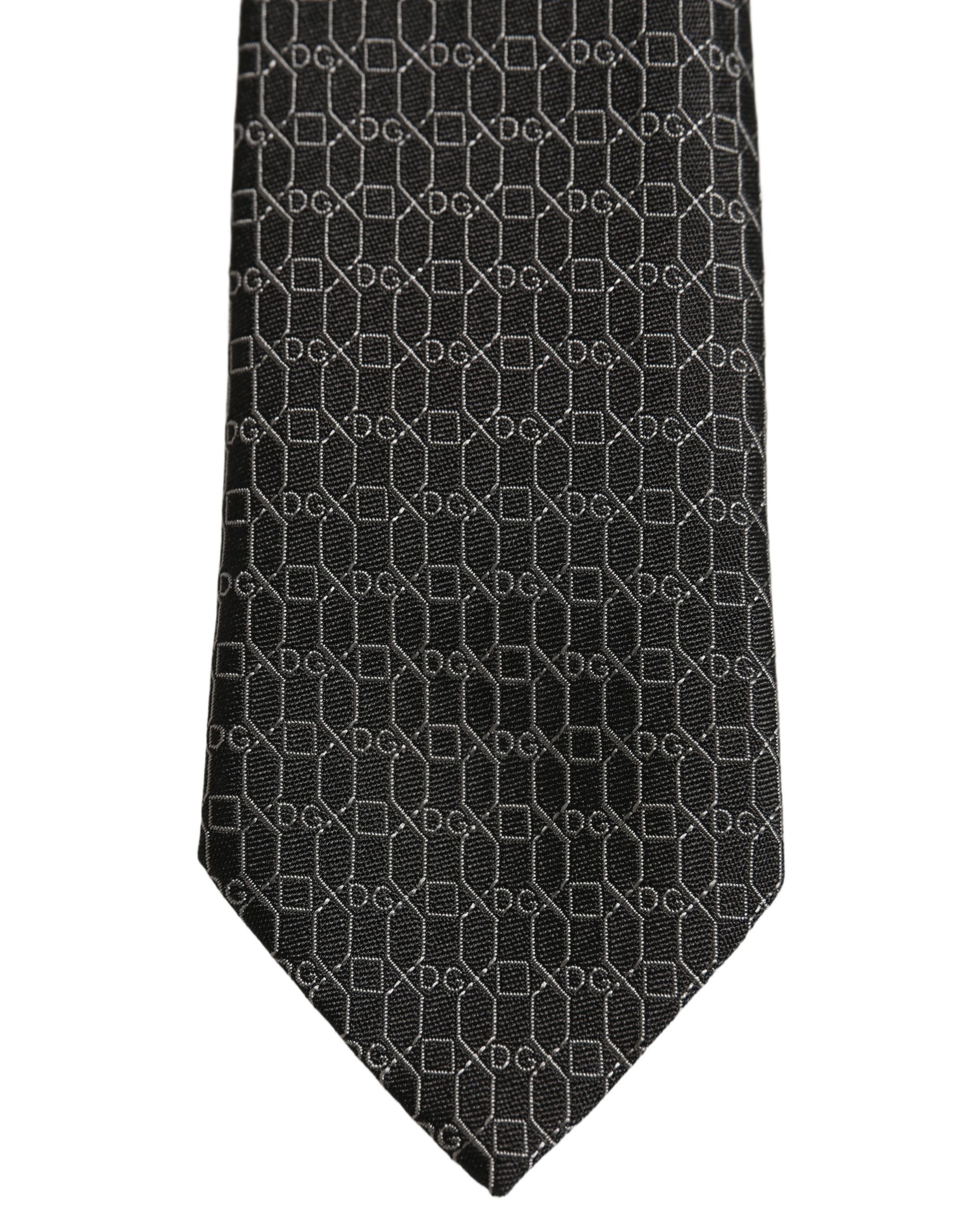 Silk DG Monogram Adjustable Men'sd NeckMen's Men's Tie - Dolce & Gabbana - Modalova