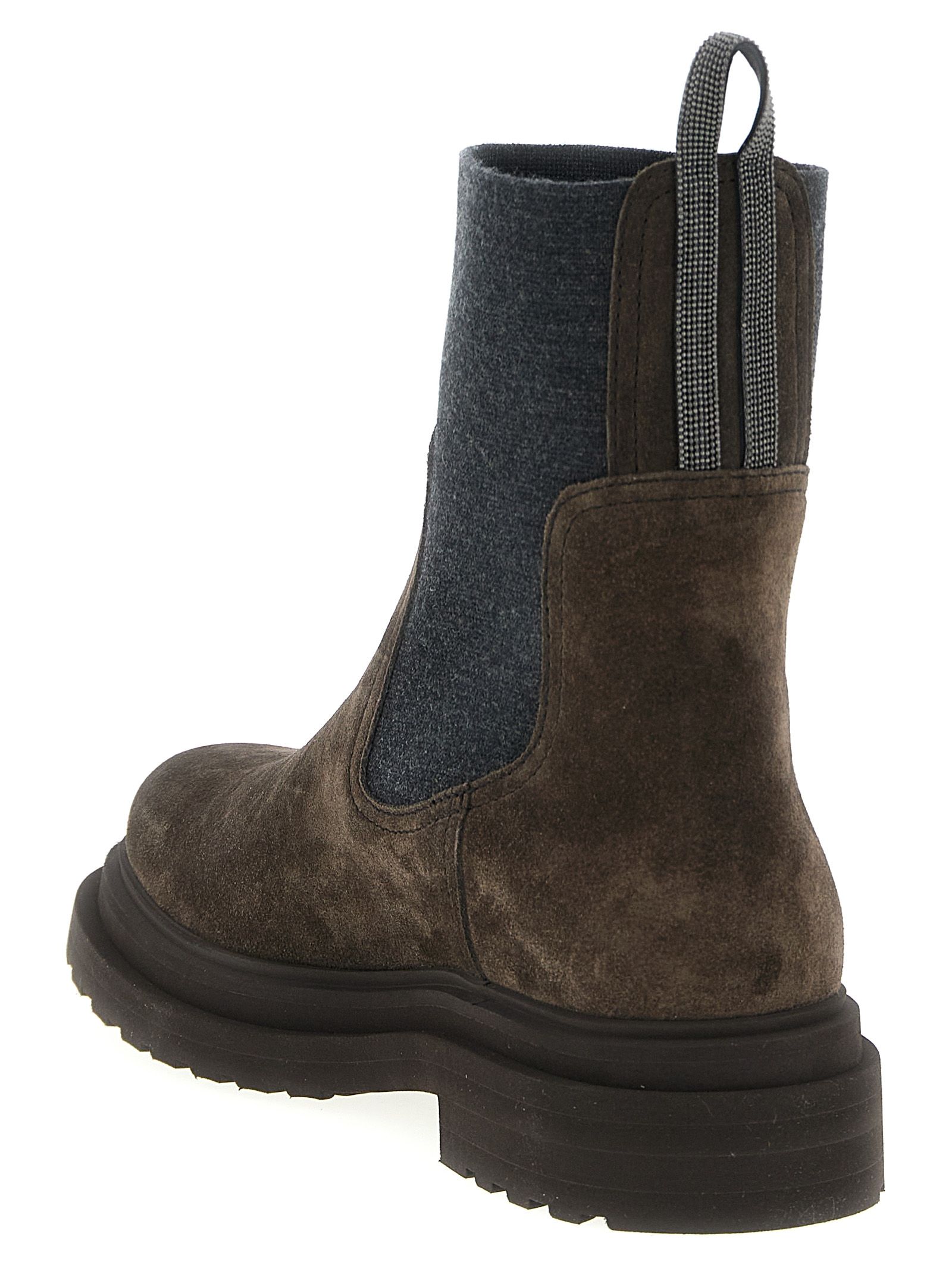 Calfskin Ankle Women's Boots - Brunello Cucinelli - Modalova