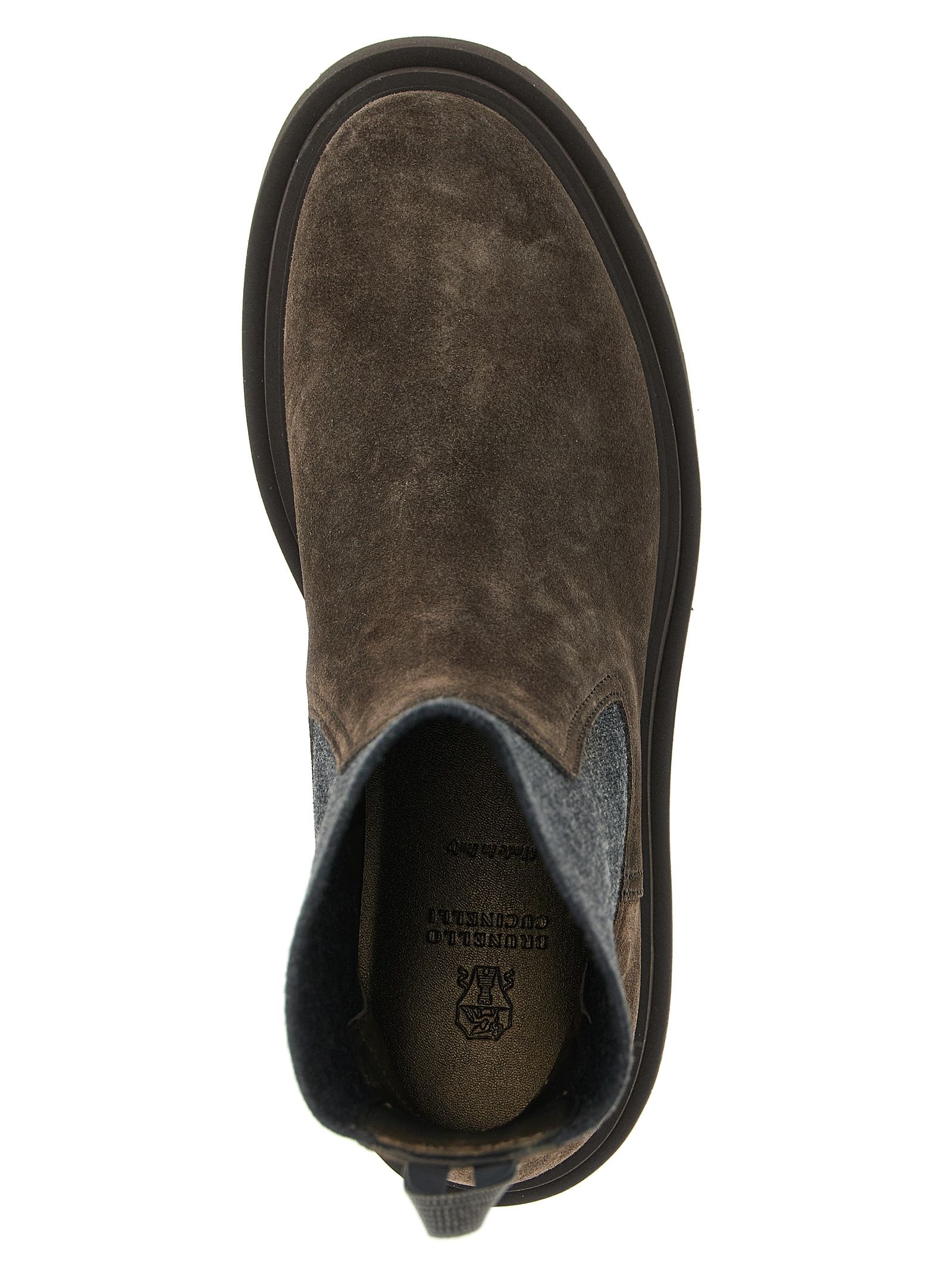 Calfskin Ankle Women's Boots - Brunello Cucinelli - Modalova