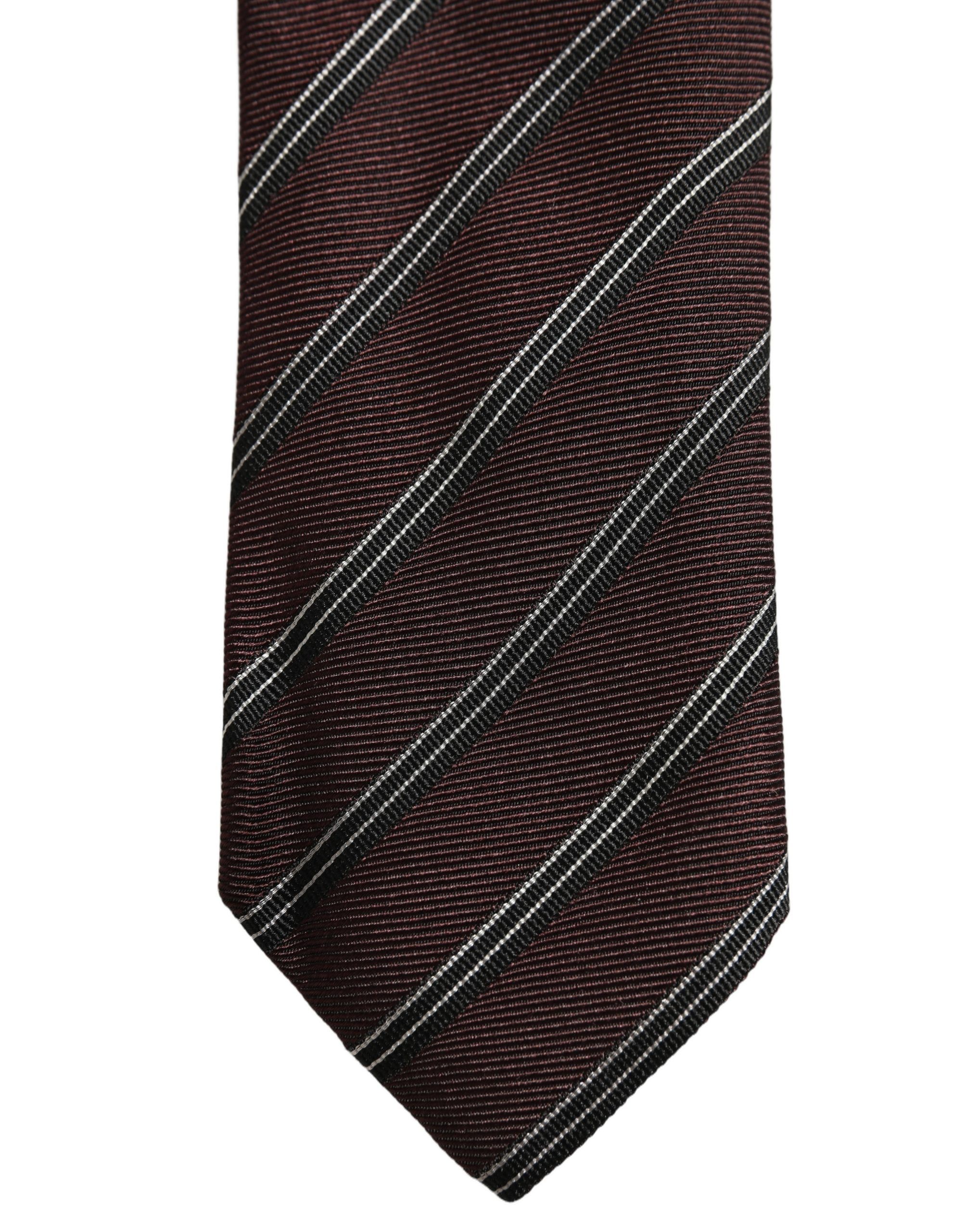 Stripes Silk Adjustable NeckMen's Accessory Men's Tie - Dolce & Gabbana - Modalova