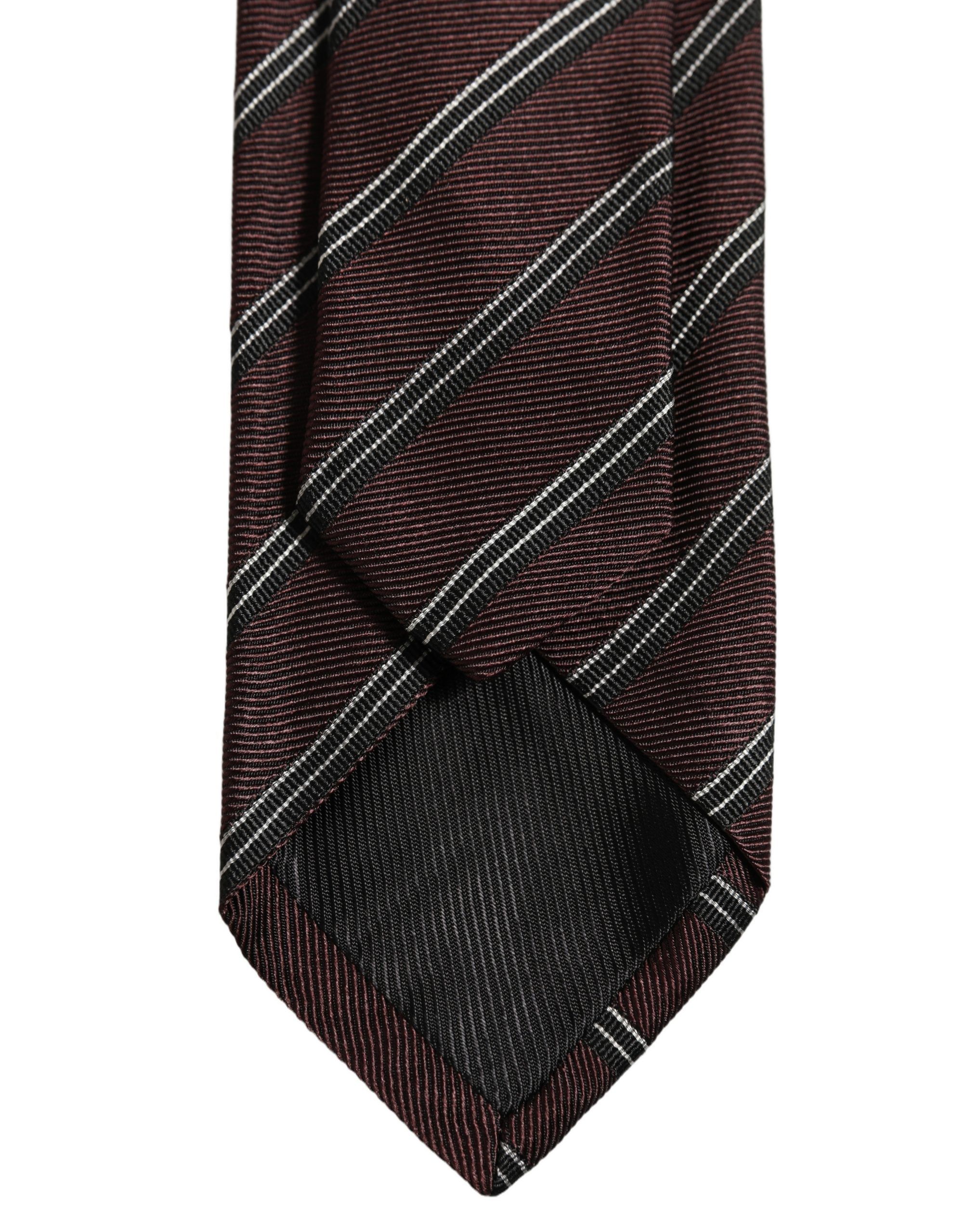 Stripes Silk Adjustable NeckMen's Accessory Men's Tie - Dolce & Gabbana - Modalova