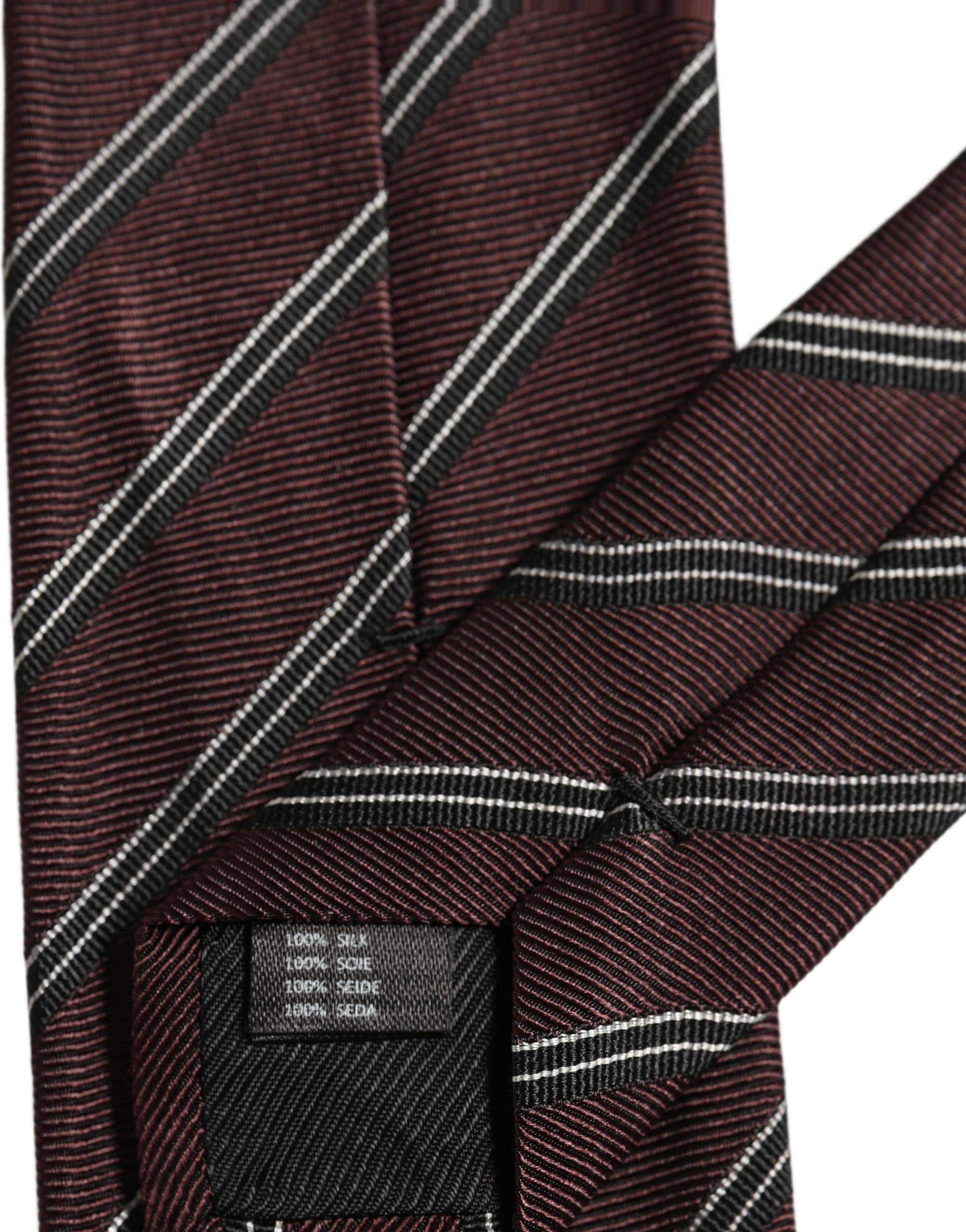 Stripes Silk Adjustable NeckMen's Accessory Men's Tie - Dolce & Gabbana - Modalova