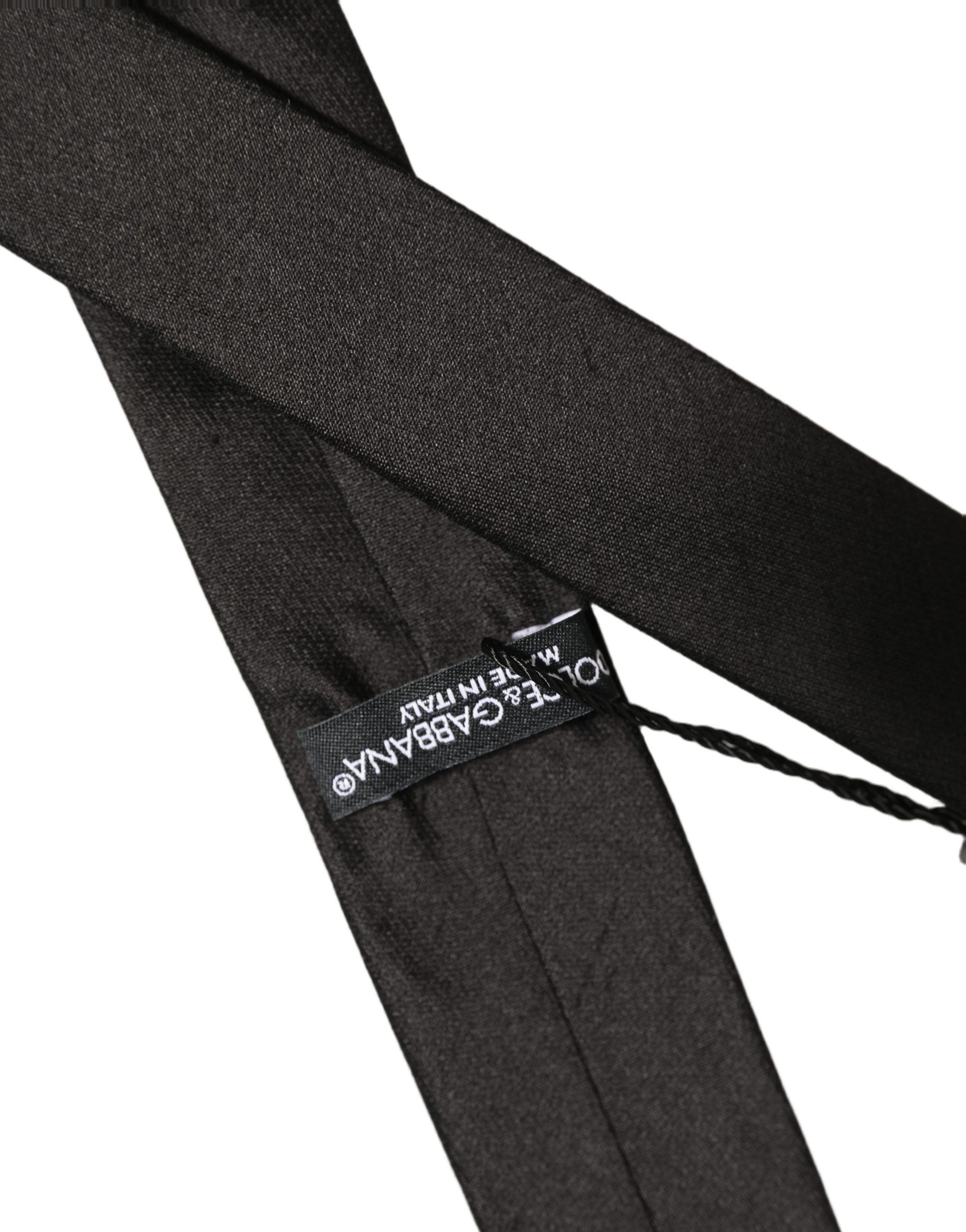 Satin Textured Adjustable NeckMen's Men Accessory Men's Tie - Dolce & Gabbana - Modalova