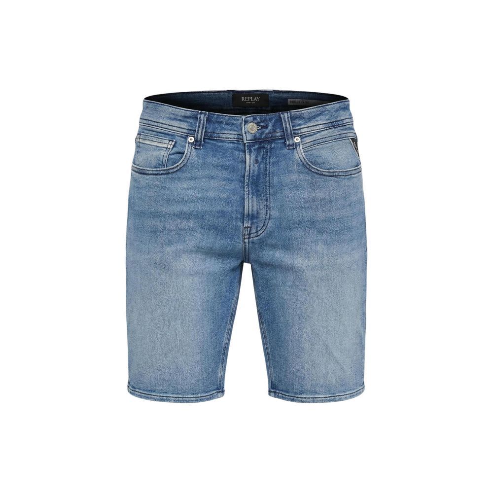 Cotton Bermuda Men's Shorts - Replay - Modalova