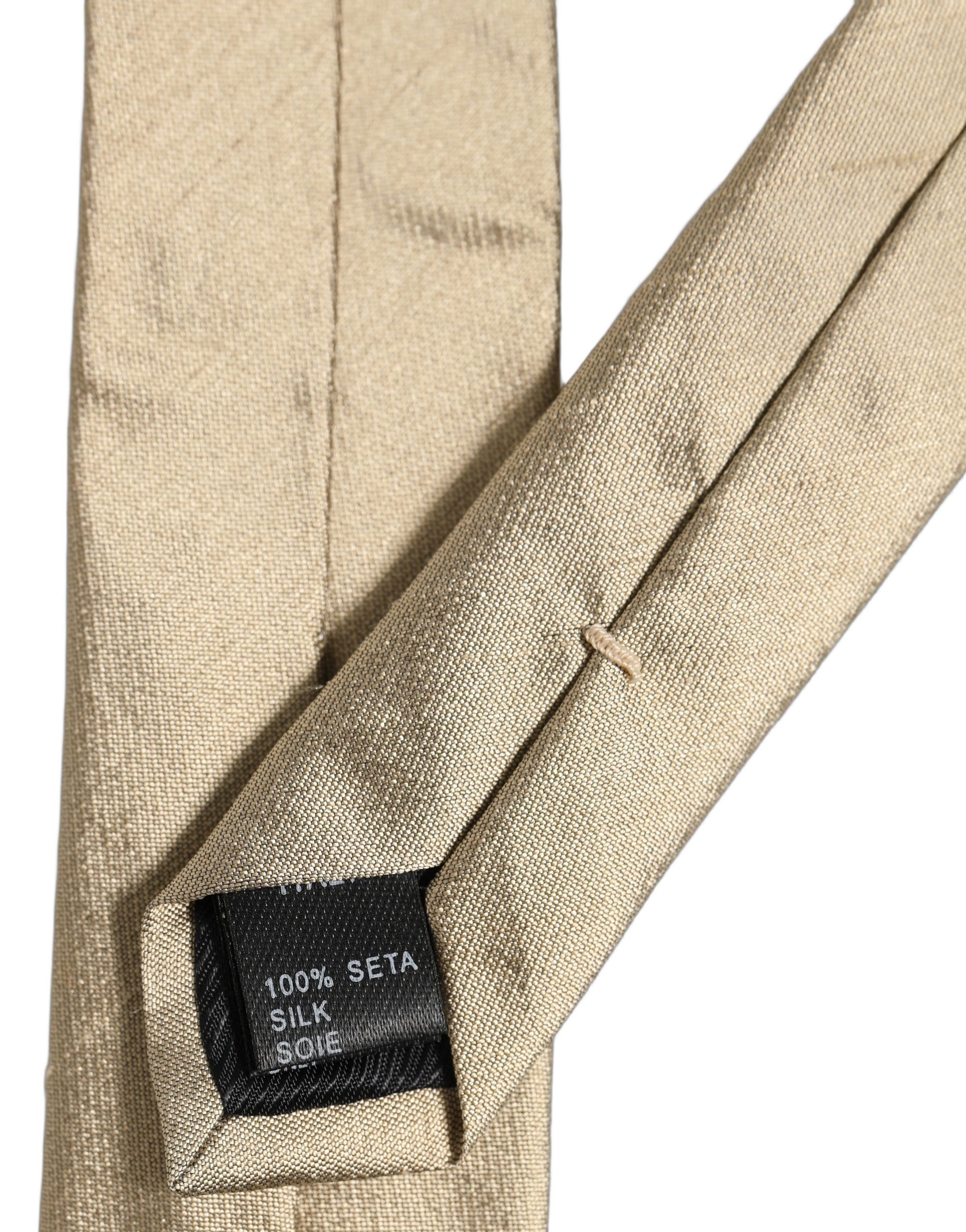 Satin Silk Textured Adjustable NeckMen's Accessory Men's Tie - Dolce & Gabbana - Modalova