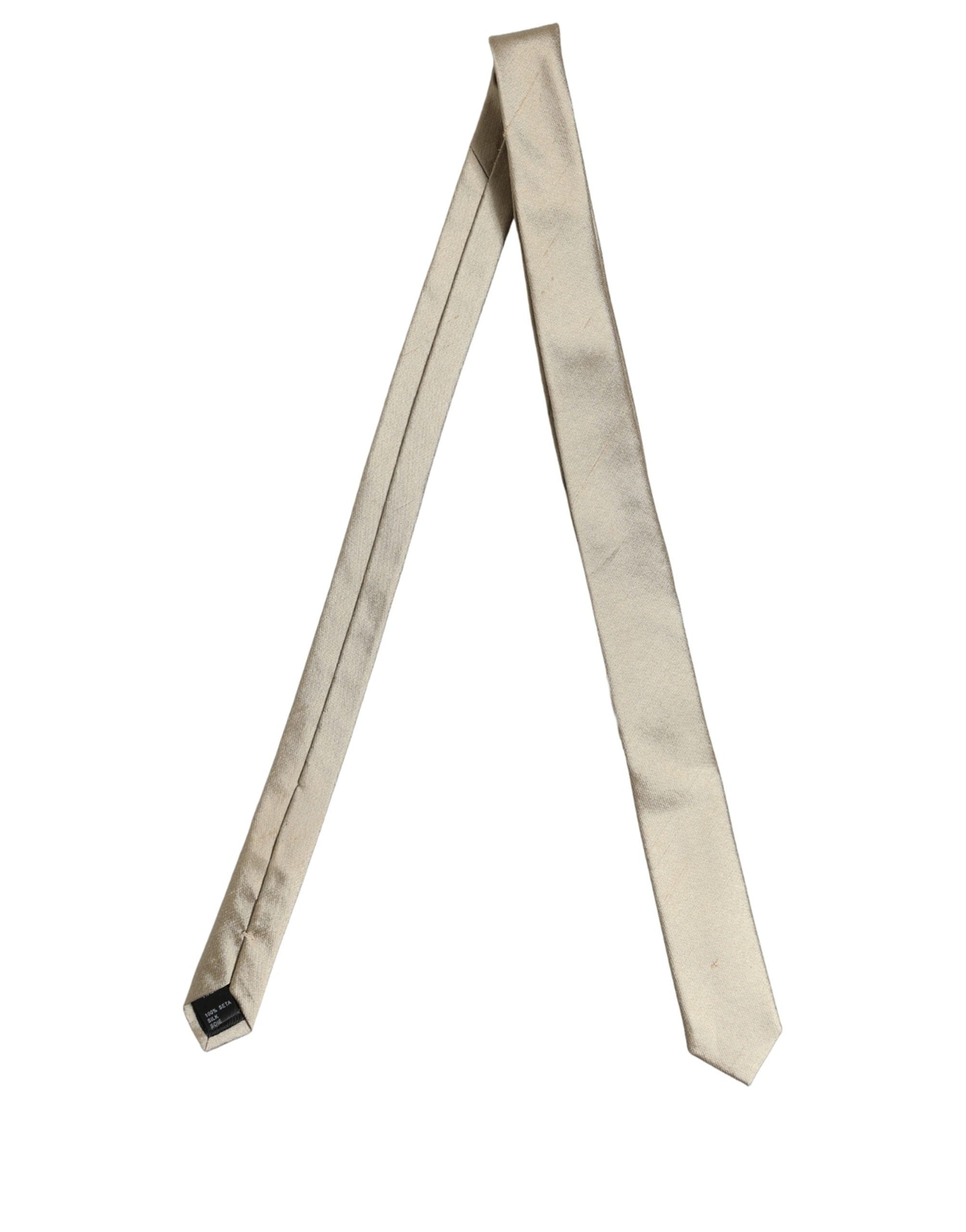 Satin Silk Textured Adjustable NeckMen's Accessory Men's Tie - Dolce & Gabbana - Modalova