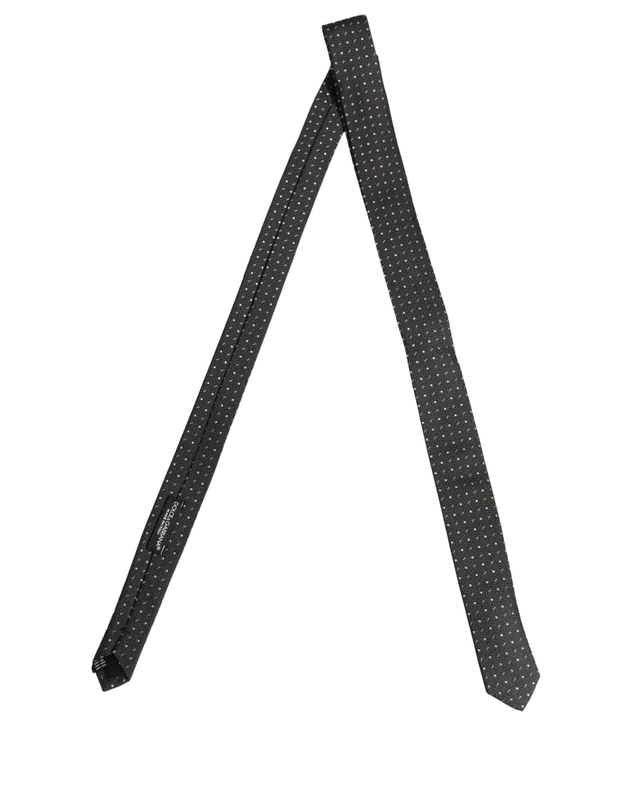 Polka Dot Silk Adjustable NeckMen's Accessory Men's Tie - Dolce & Gabbana - Modalova