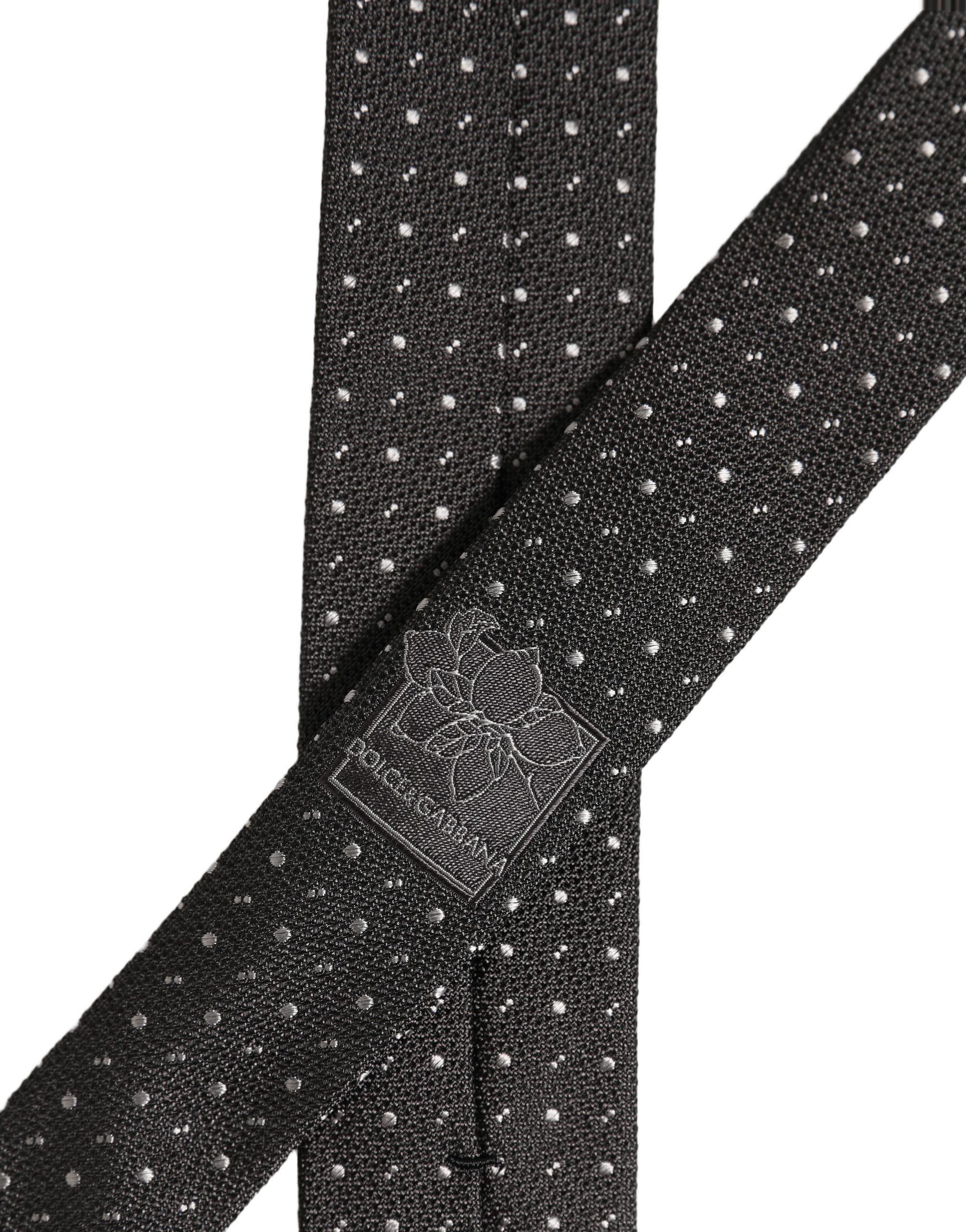 Polka Dot Silk Adjustable NeckMen's Accessory Men's Tie - Dolce & Gabbana - Modalova