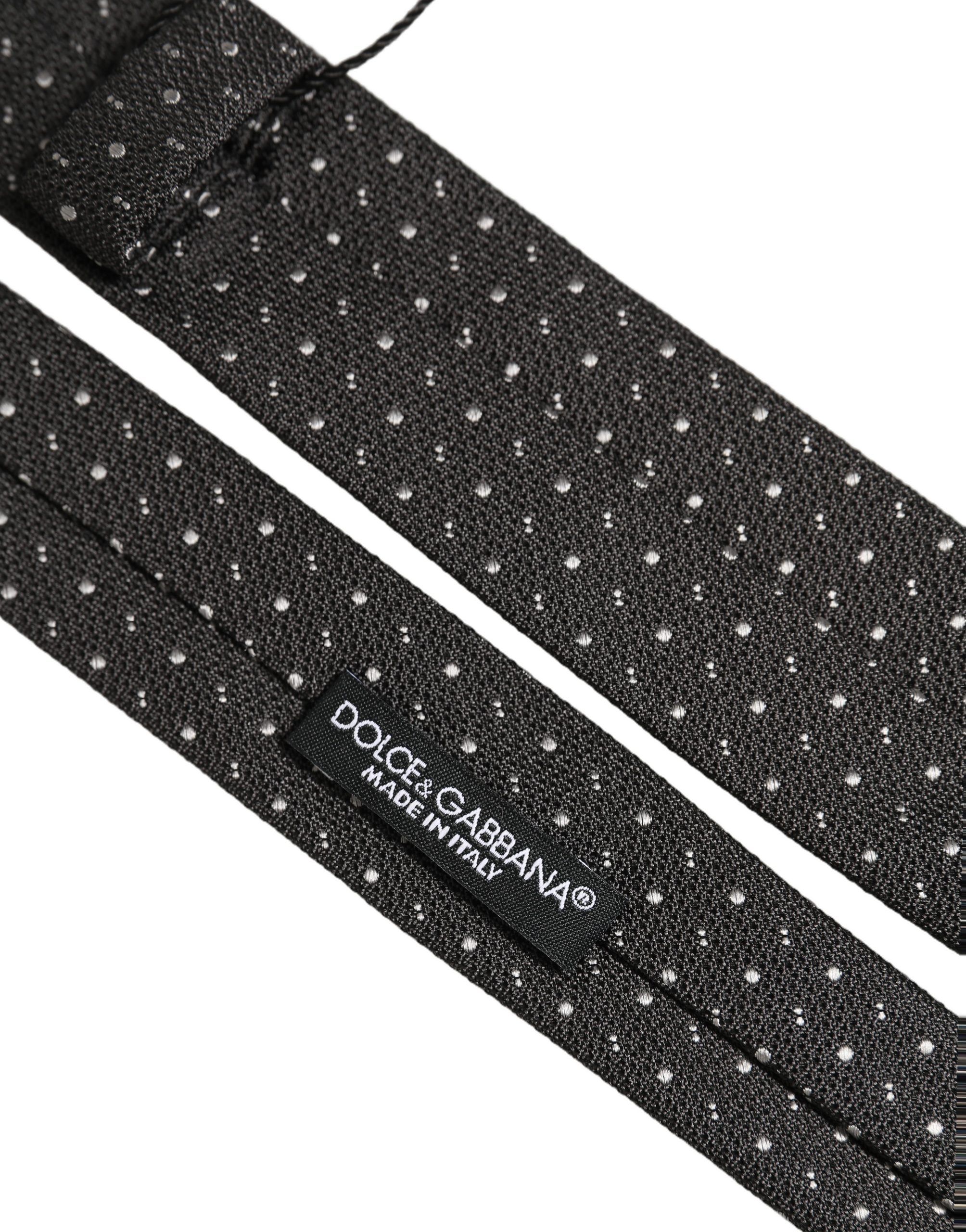 Polka Dot Silk Adjustable NeckMen's Accessory Men's Tie - Dolce & Gabbana - Modalova