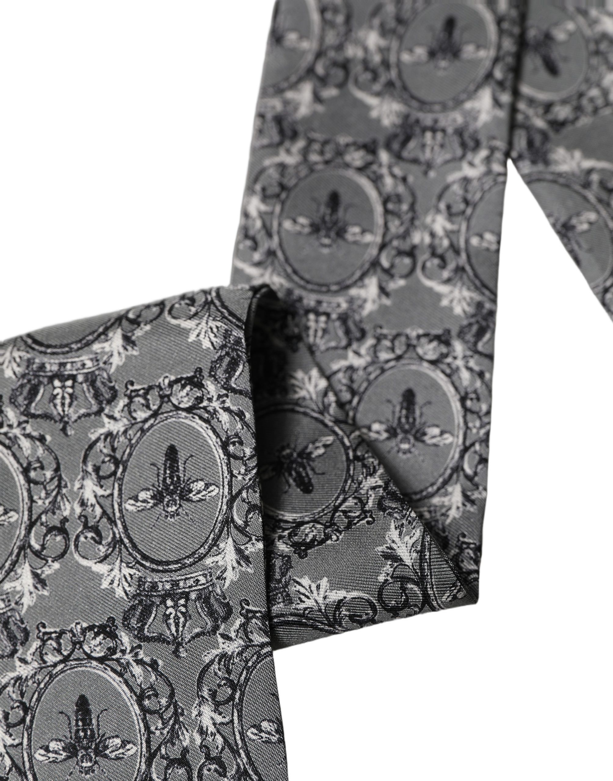 Men Bee Silk Skinny Twilly Foulard Men's Scarf - Dolce & Gabbana - Modalova