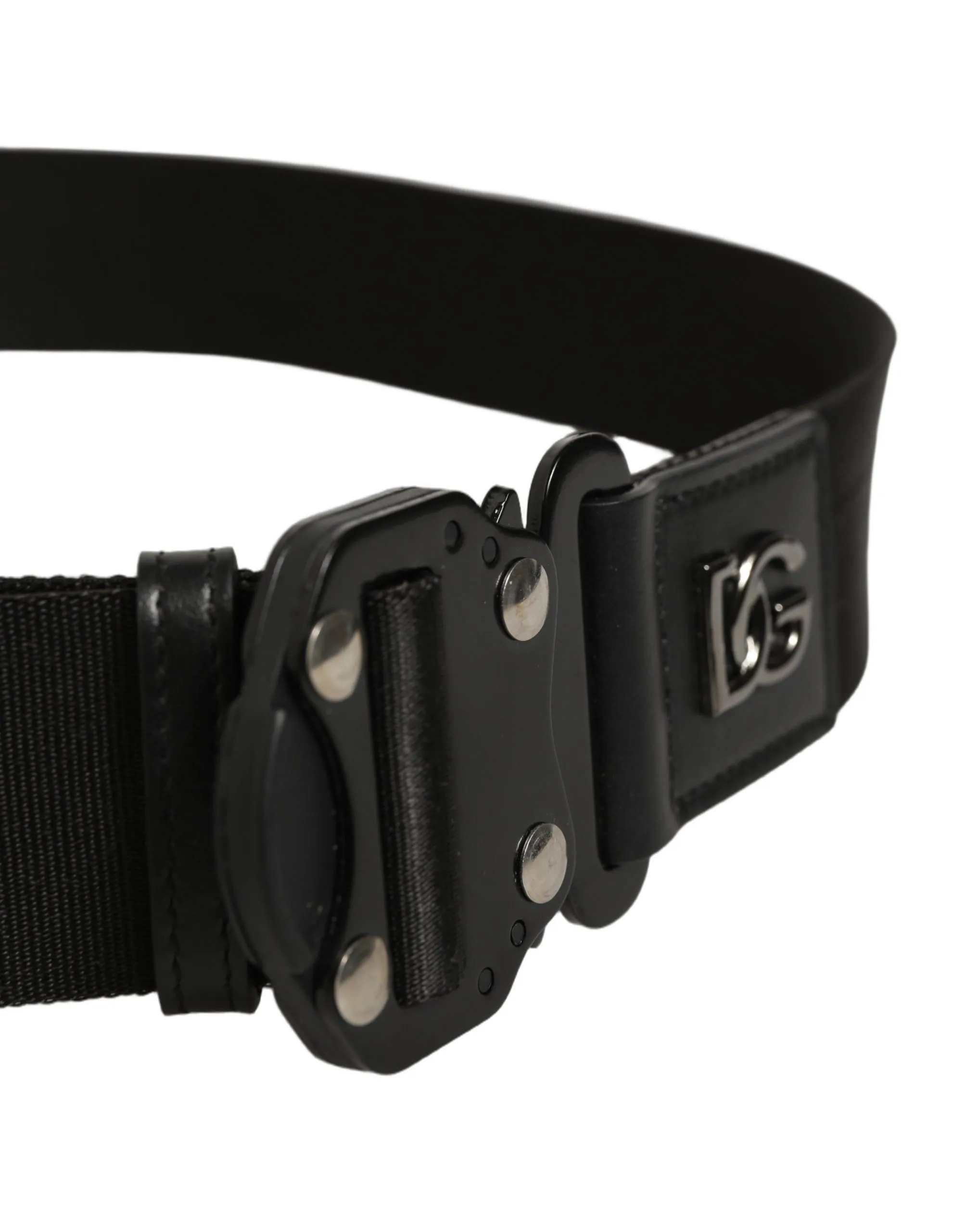 Men Fabric Strap Logo Metal Buckle Men's Belt - Dolce & Gabbana - Modalova