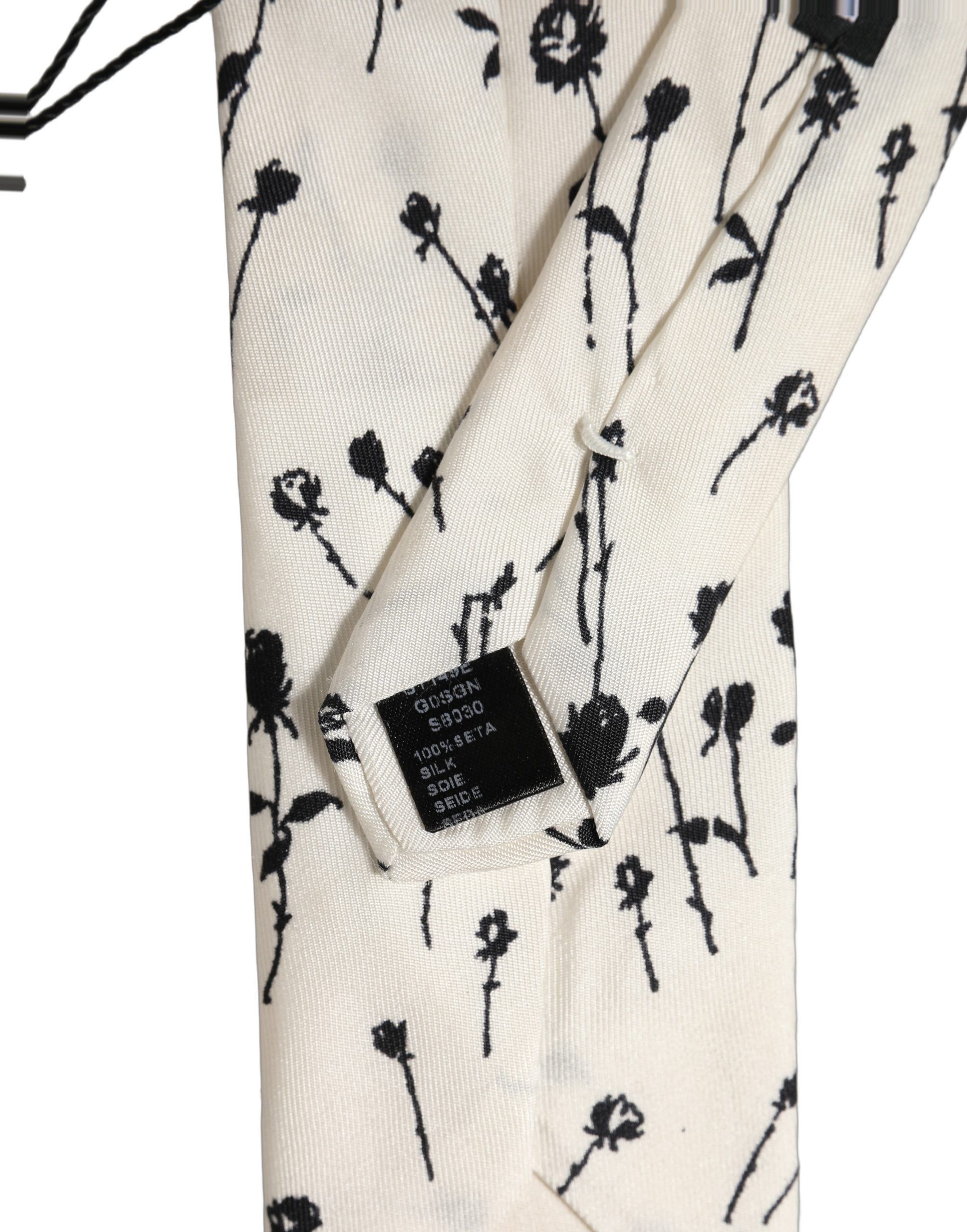 Floral Print Adjustable NeckMen's Accessory Men's Tie - Dolce & Gabbana - Modalova