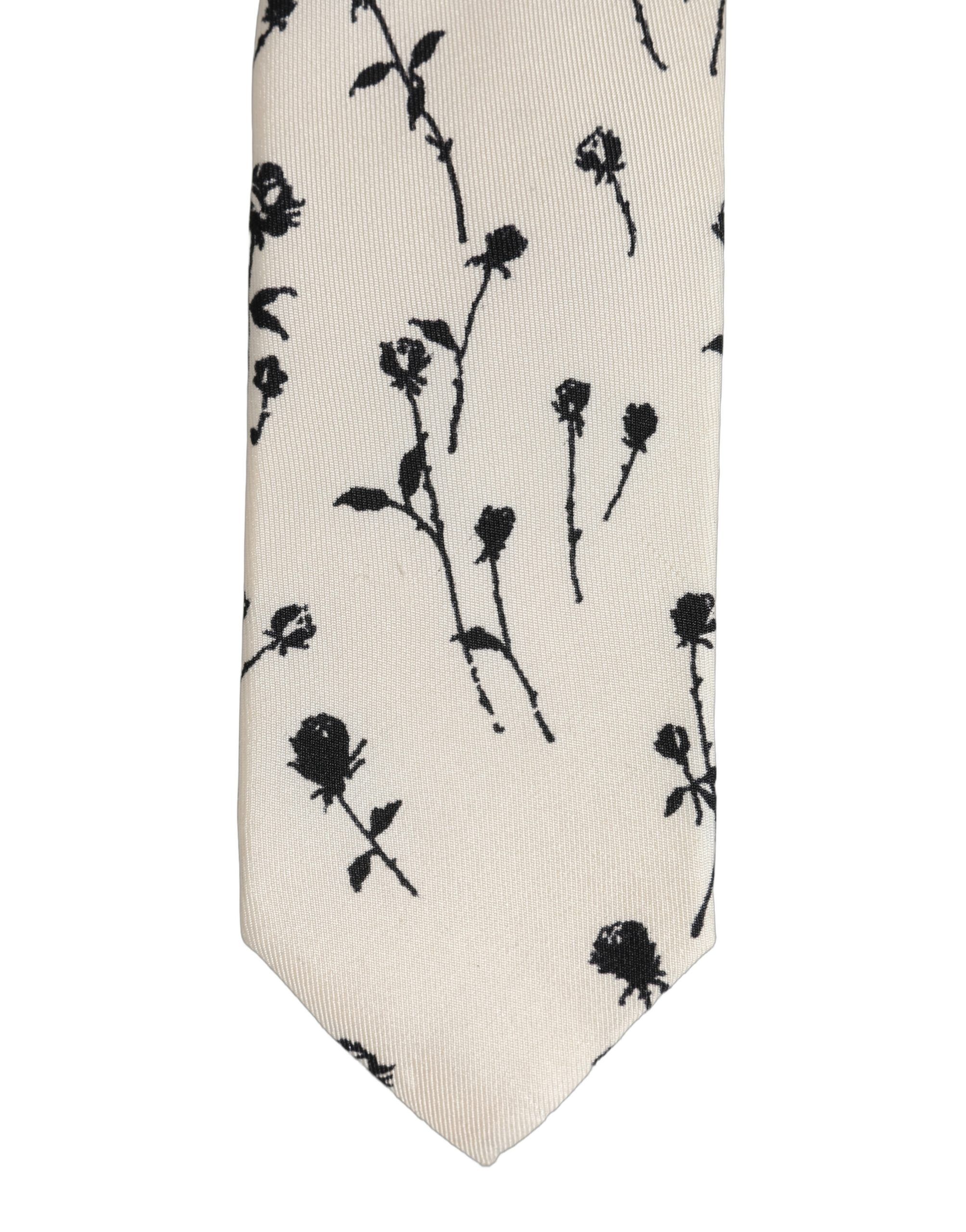 Floral Print Adjustable NeckMen's Accessory Men's Tie - Dolce & Gabbana - Modalova
