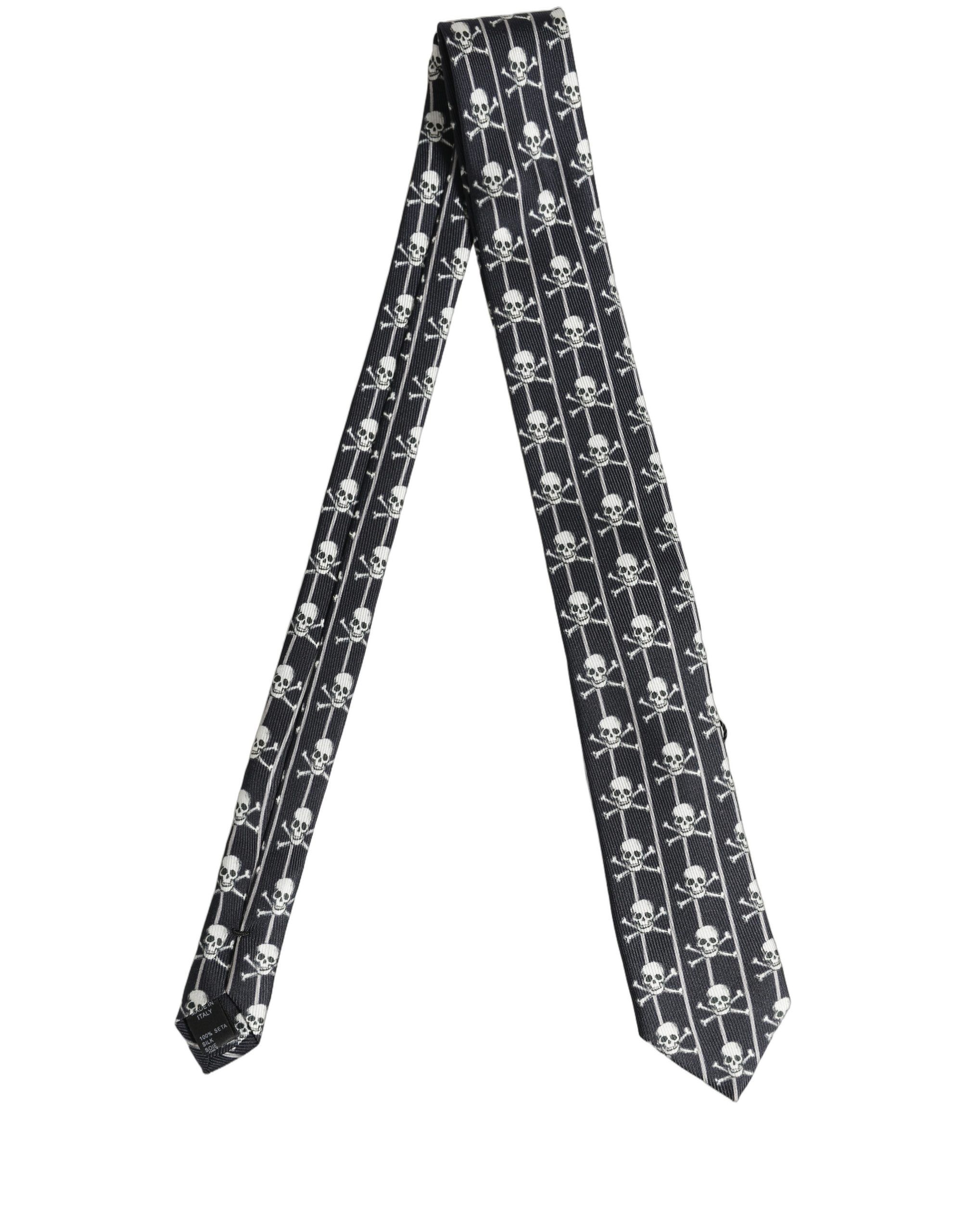 Men Silk Skull Fantasy Adjustable Men'sd NeckMen's Men's Tie - Dolce & Gabbana - Modalova