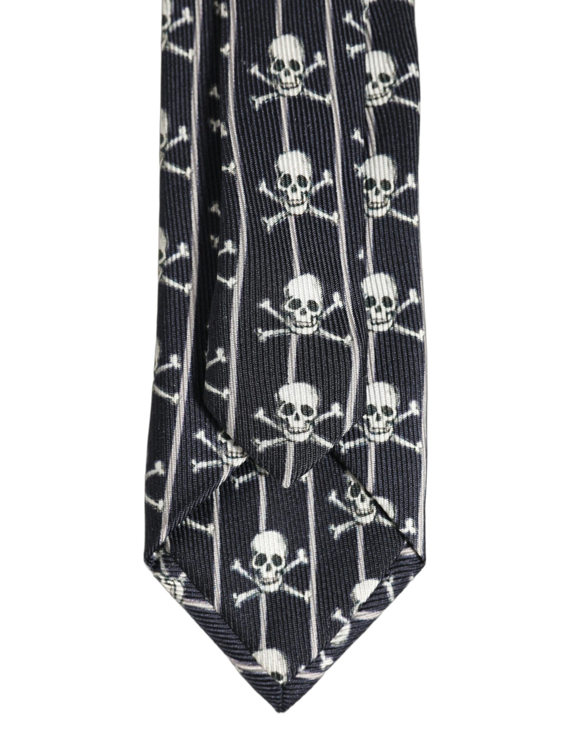 Men Silk Skull Fantasy Adjustable Men'sd NeckMen's Men's Tie - Dolce & Gabbana - Modalova
