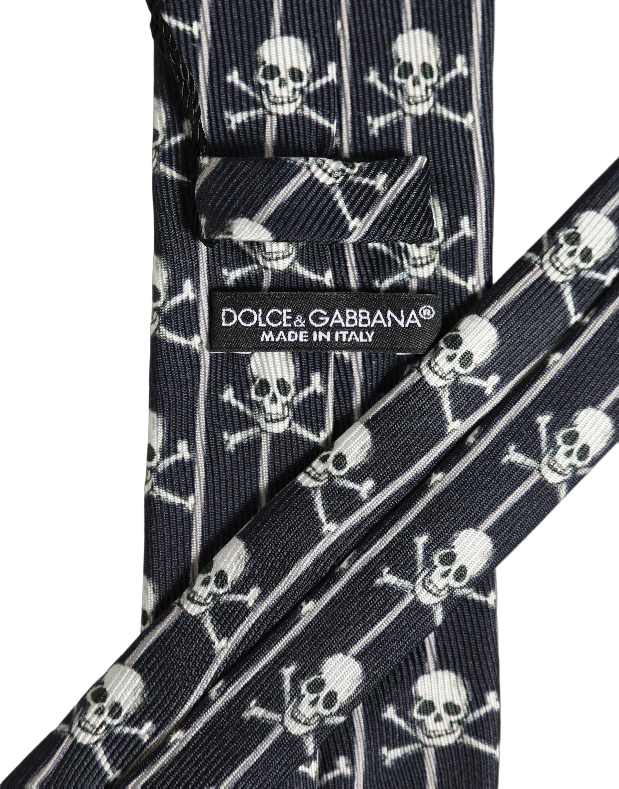 Men Silk Skull Fantasy Adjustable Men'sd NeckMen's Men's Tie - Dolce & Gabbana - Modalova