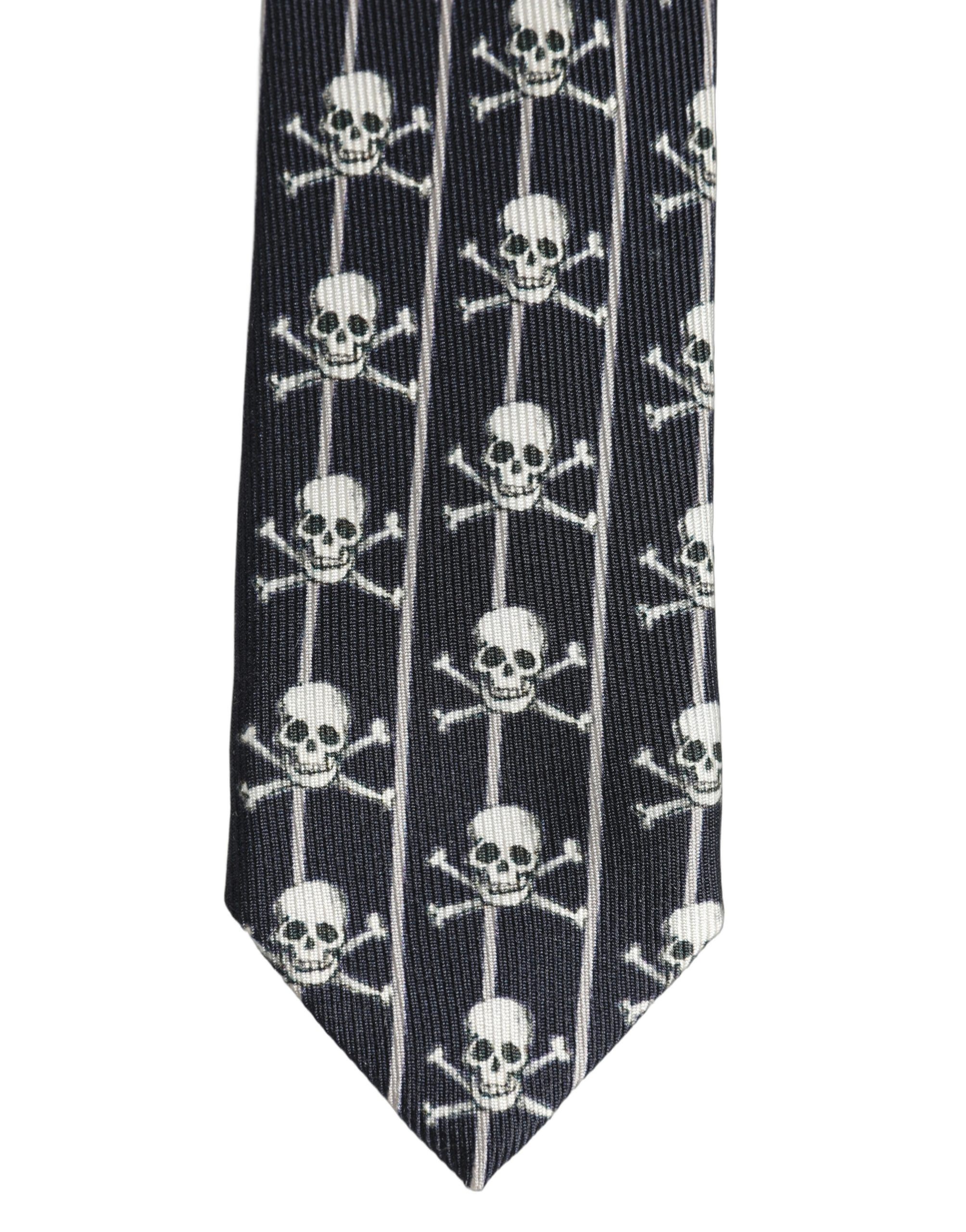 Men Silk Skull Fantasy Adjustable Men'sd NeckMen's Men's Tie - Dolce & Gabbana - Modalova