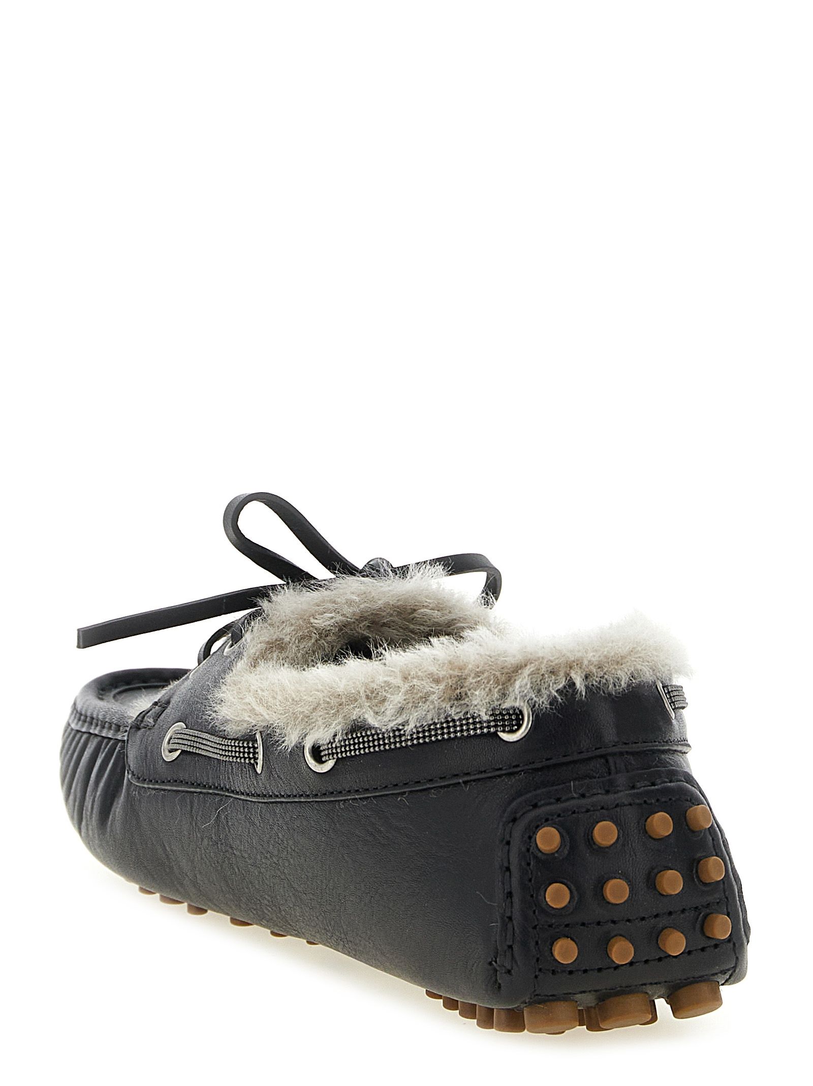 Calfskin Slip-On Women's Loafers - Brunello Cucinelli - Modalova