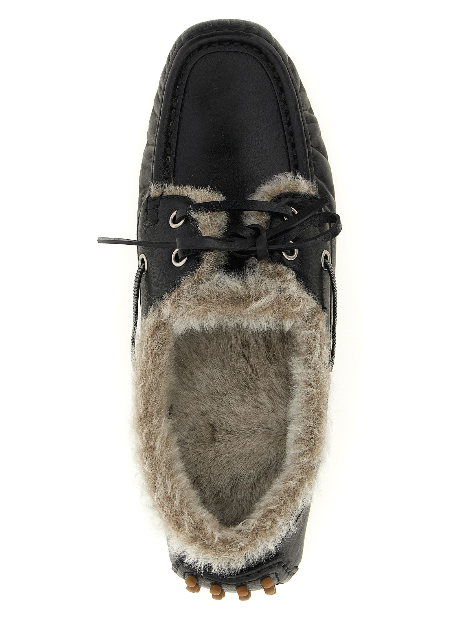 Calfskin Slip-On Women's Loafers - Brunello Cucinelli - Modalova