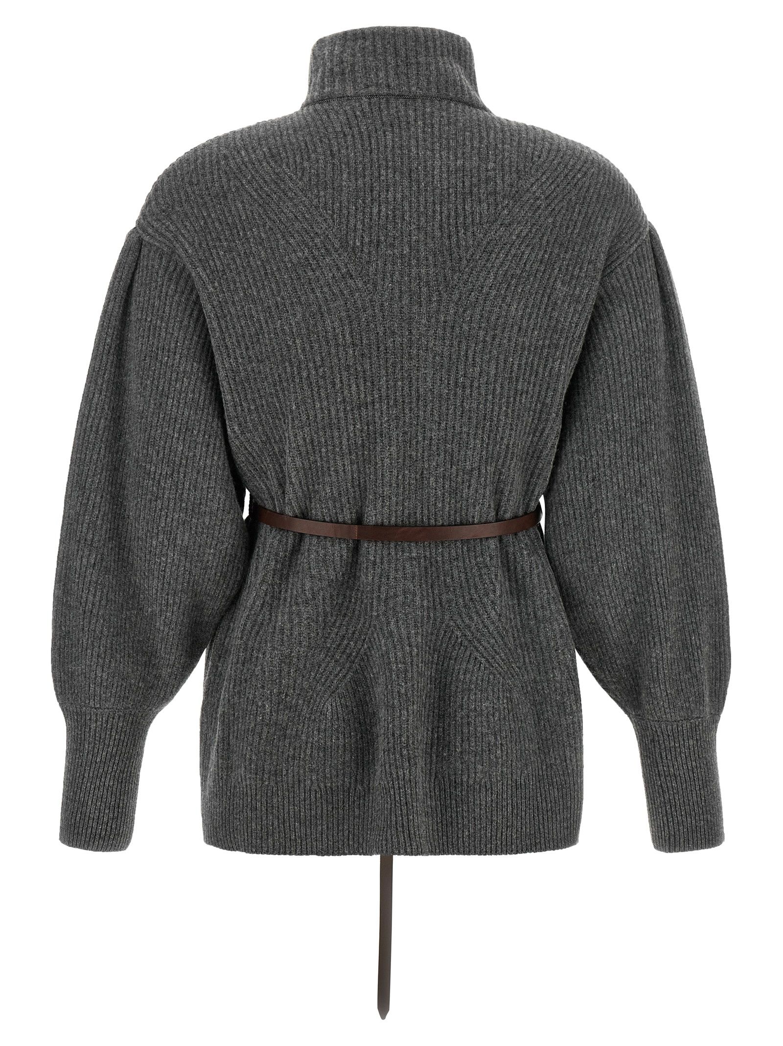 Virgin Wool Women's Cardigan - Brunello Cucinelli - Modalova