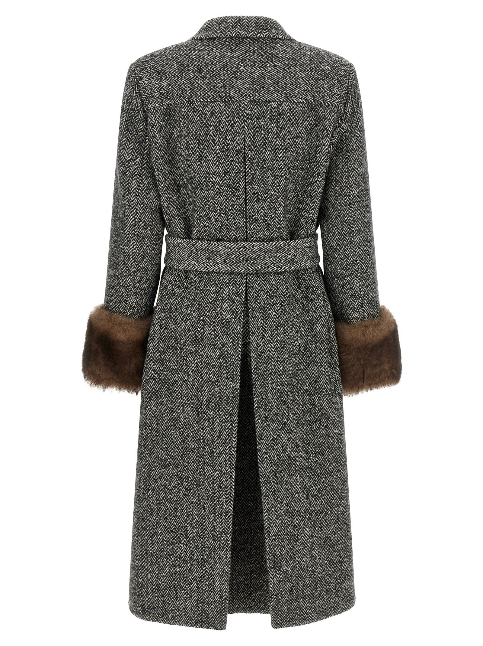 Virgin Wool Women's Coat - Valentino Garavani - Modalova