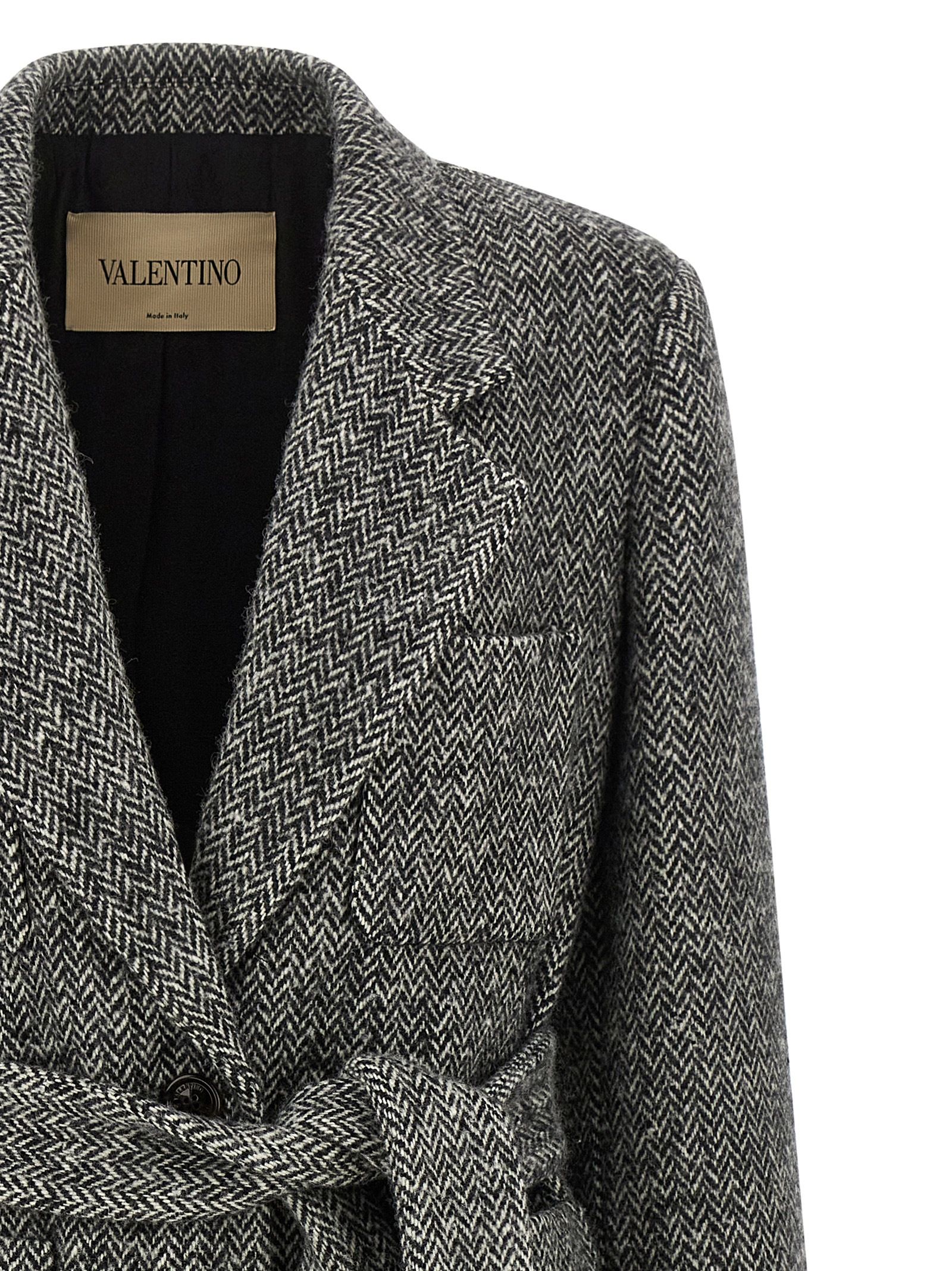 Virgin Wool Women's Coat - Valentino Garavani - Modalova