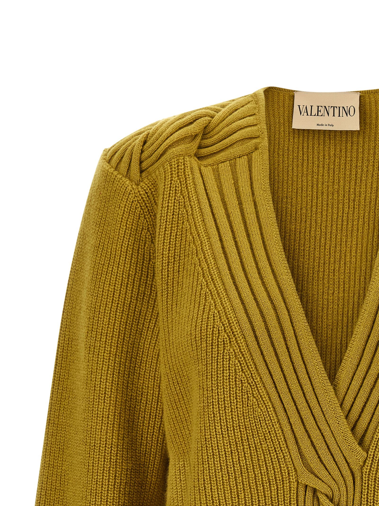Virgin Wool Women's Cardigan - Valentino Garavani - Modalova
