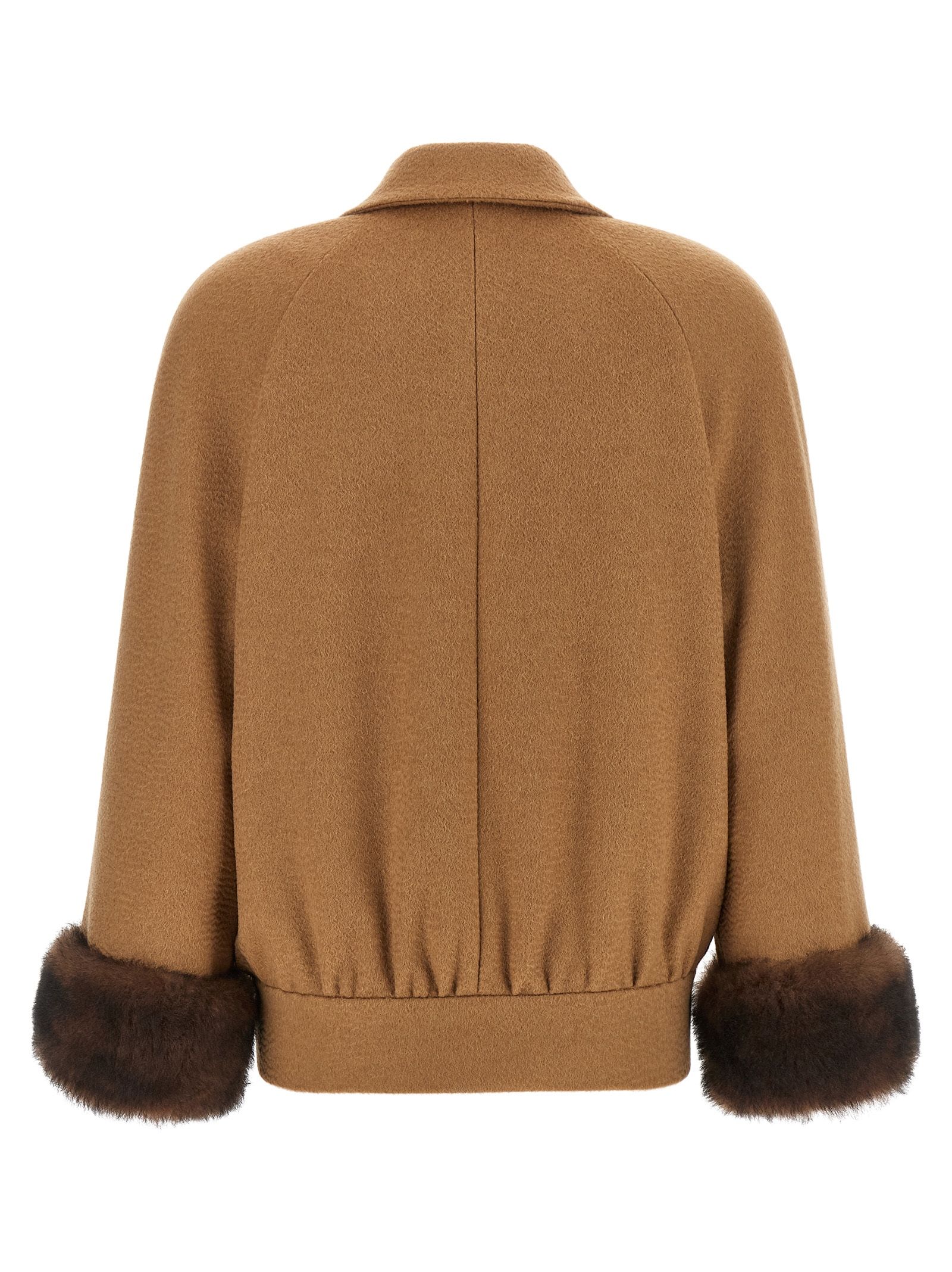 Lamb Fur Women's Bomber - Valentino Garavani - Modalova