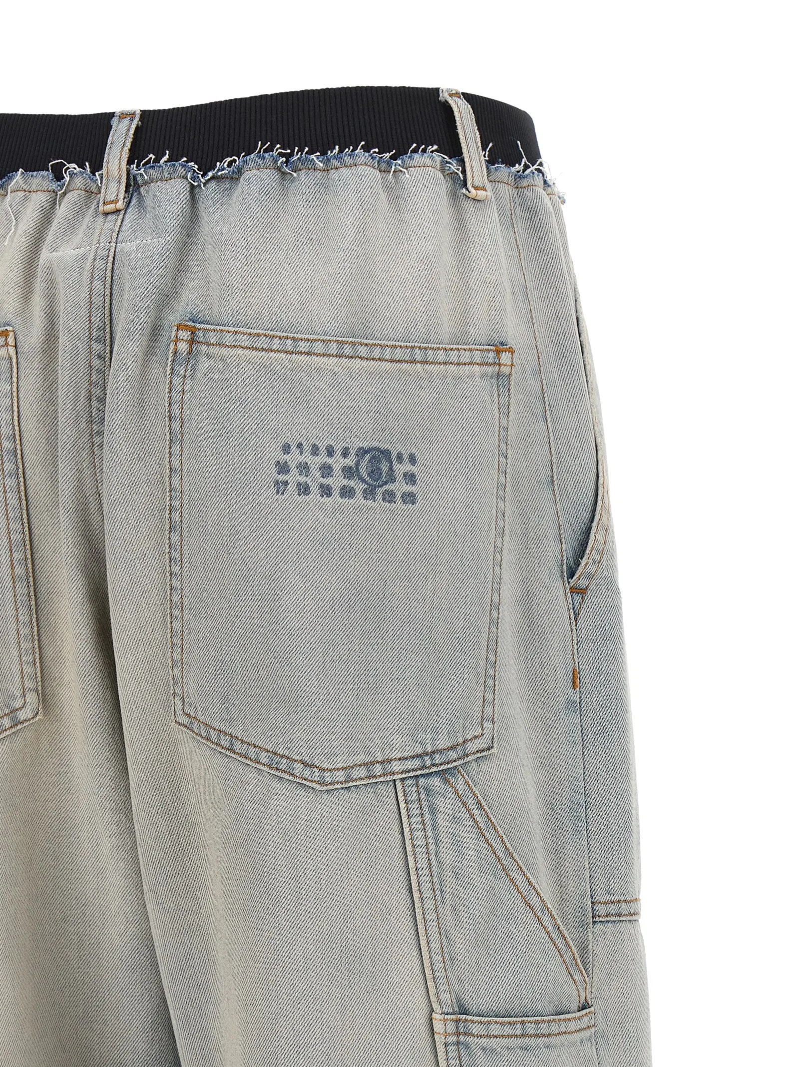 Cotton Relaxed Fit Women's Jeans - MM6 Maison Margiela - Modalova