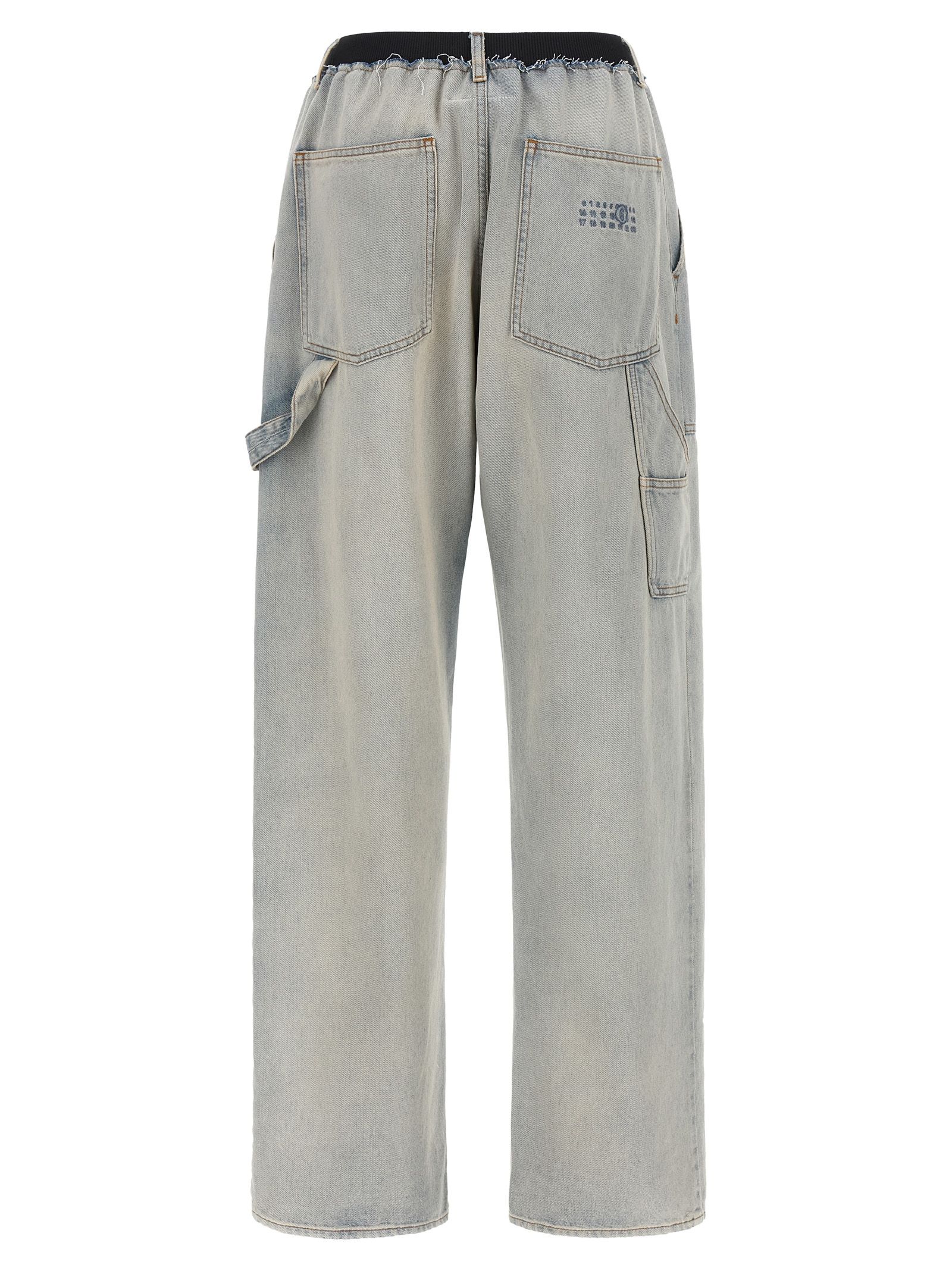 Cotton Relaxed Fit Women's Jeans - MM6 Maison Margiela - Modalova