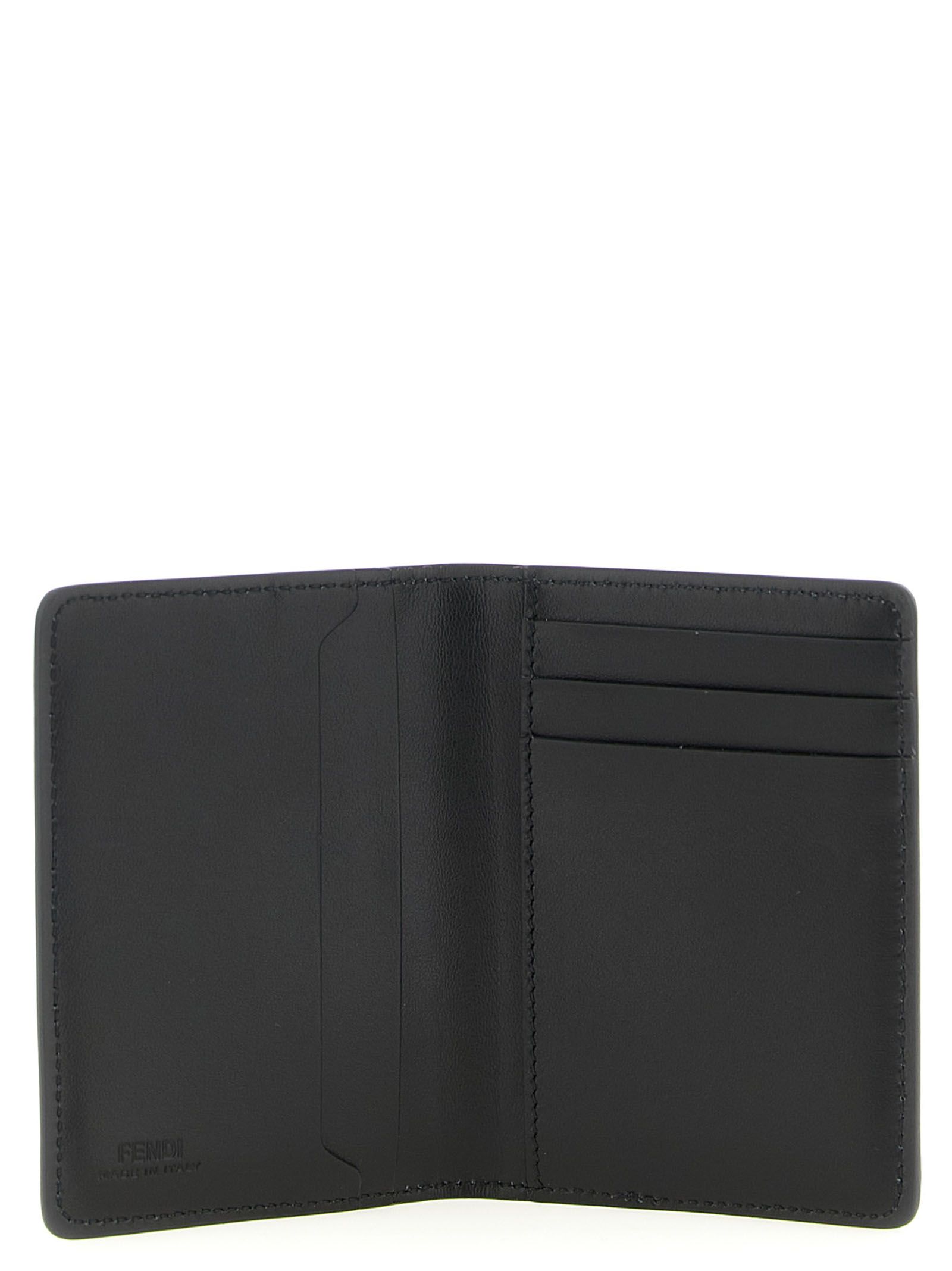 Calfskin Men's Cardholder - Fendi - Modalova