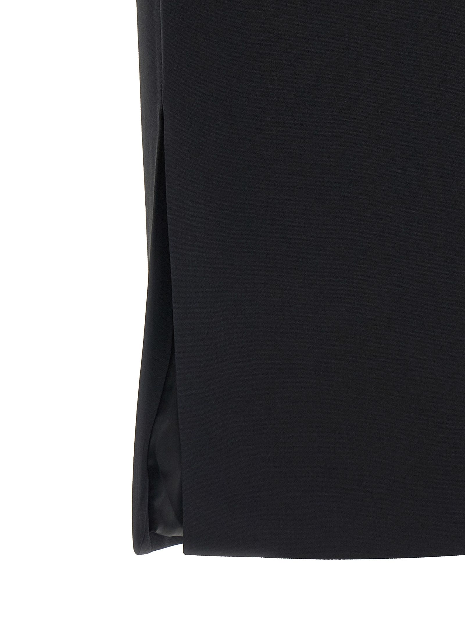 Fendi Black Wool Midi Women's Skirt - Fendi - Modalova