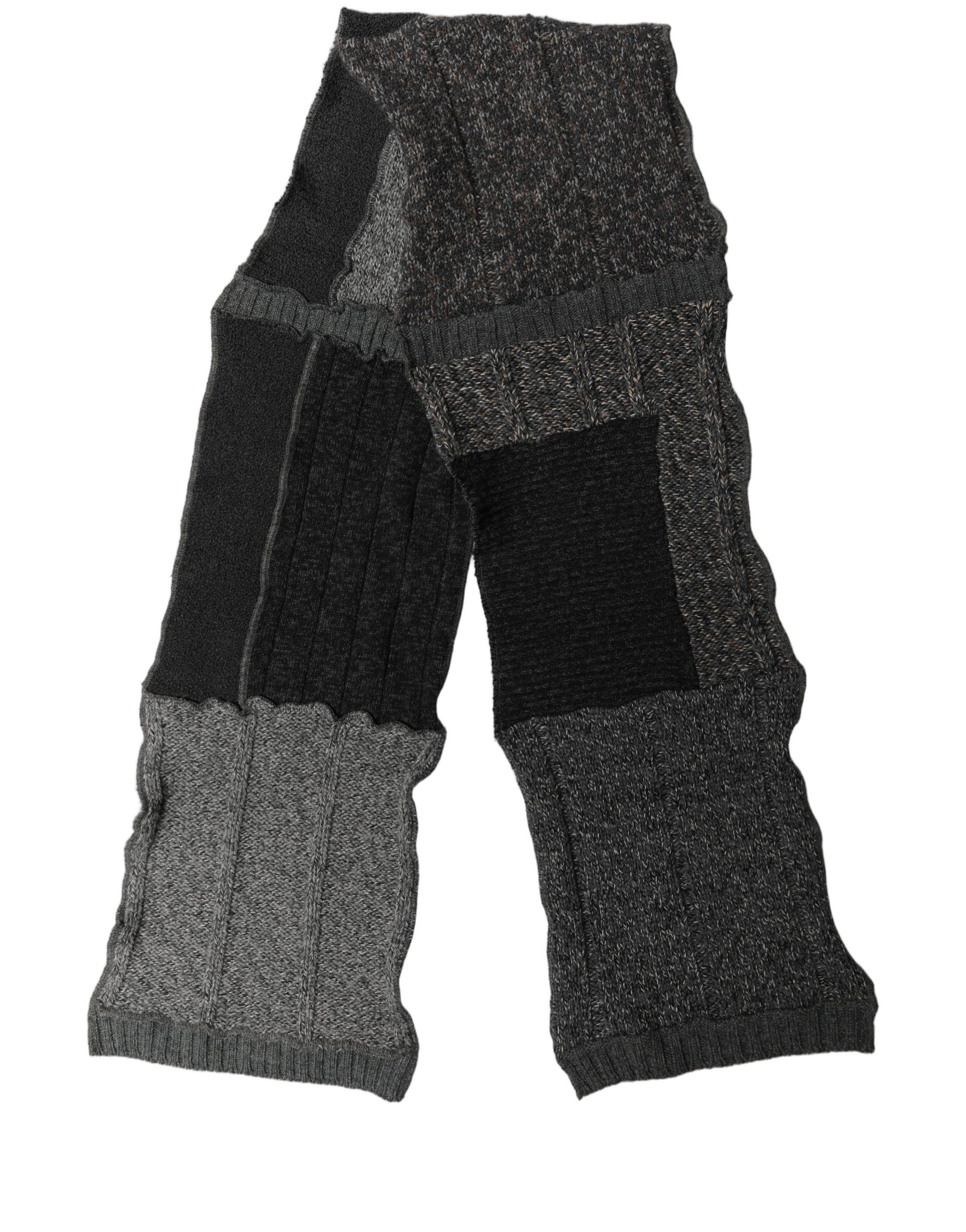 Patchwork Wool Knit Shawl Women's Scarf - Dolce & Gabbana - Modalova